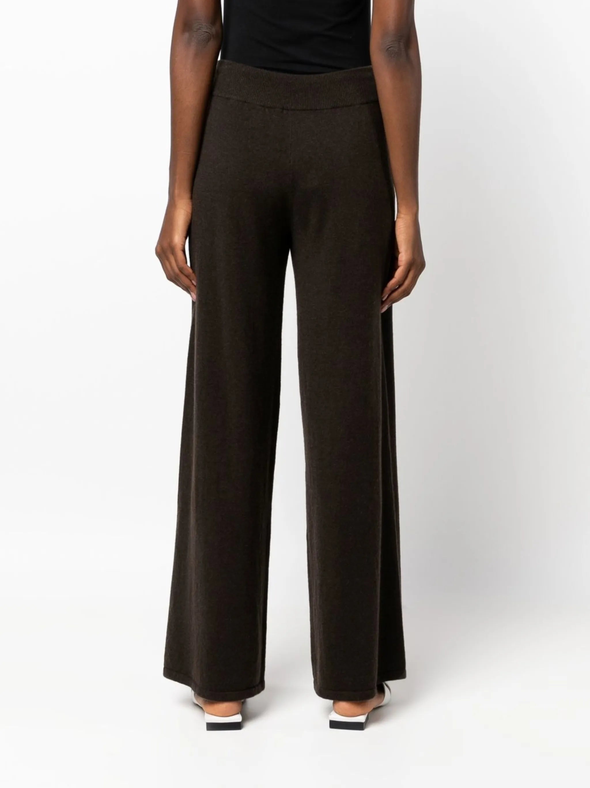 Sofi wide-leg cashmere trousers