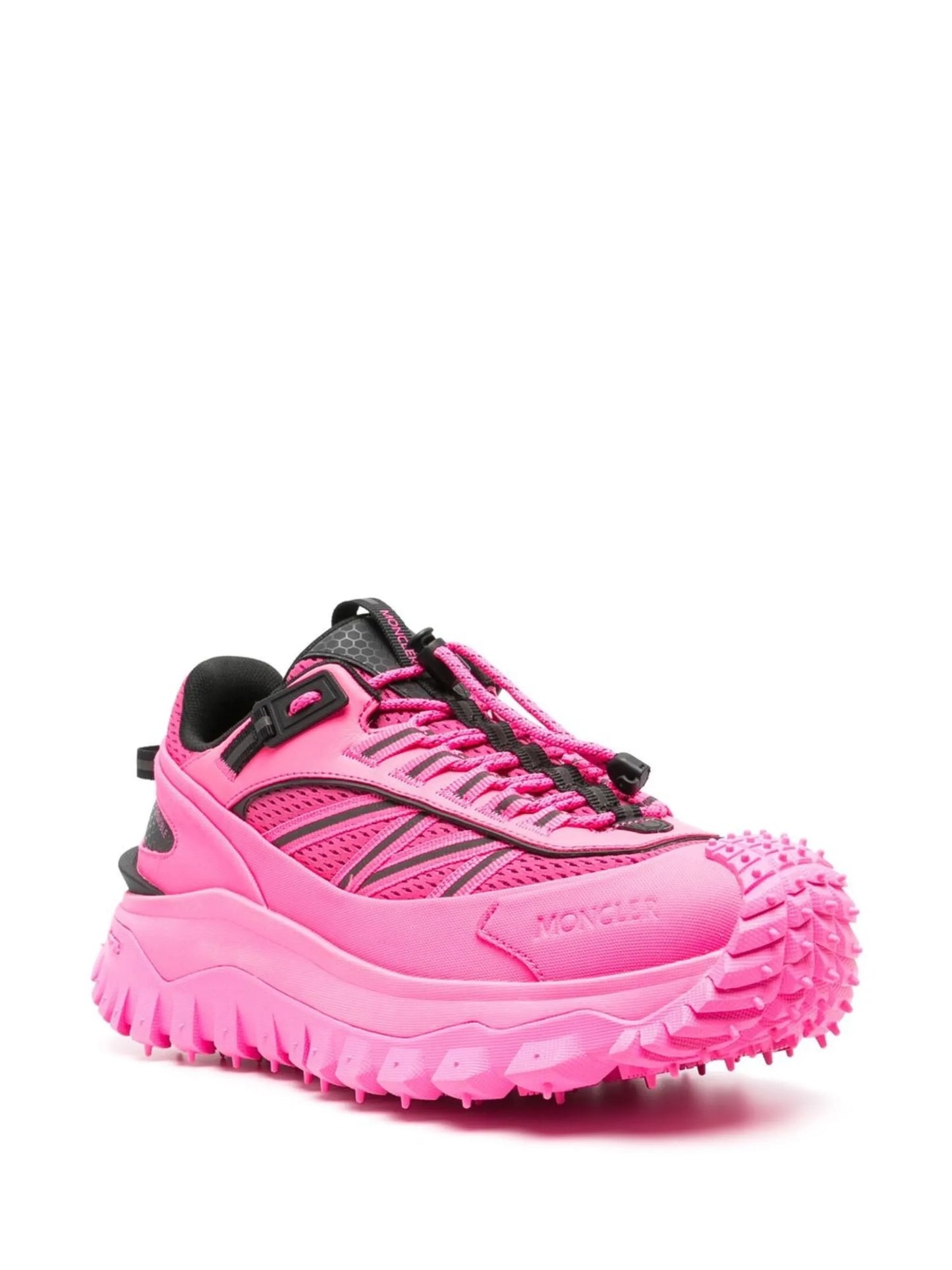 panelled chunky-sole sneakers