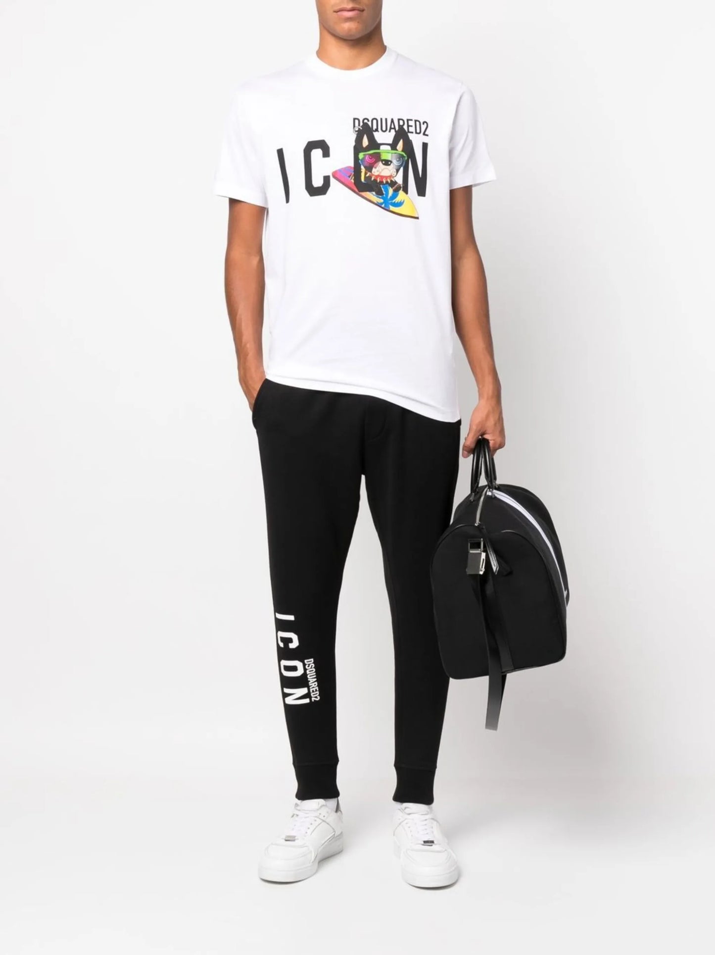 Icon logo-print track pants