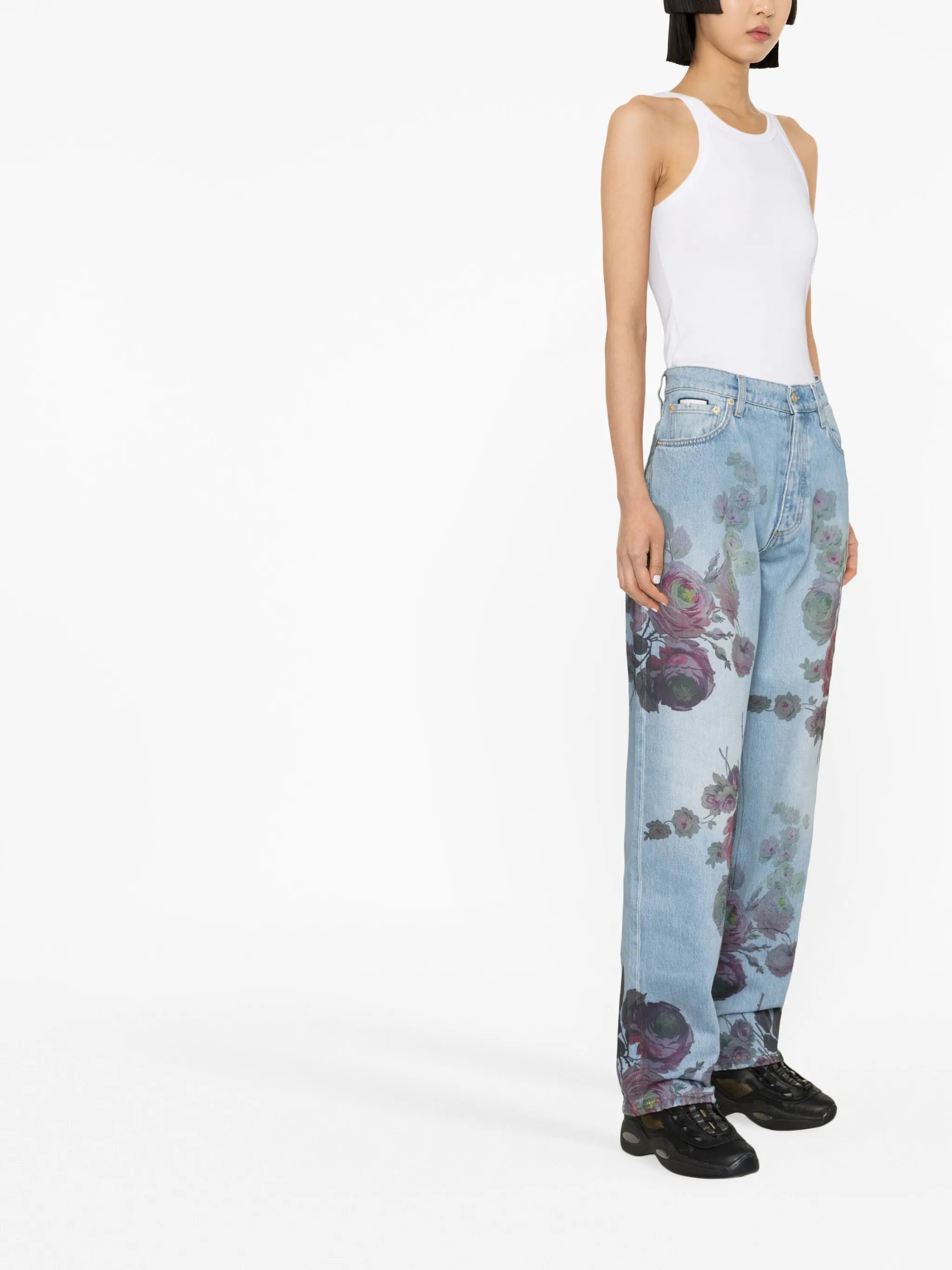 Benz Bloom wide-leg jeans