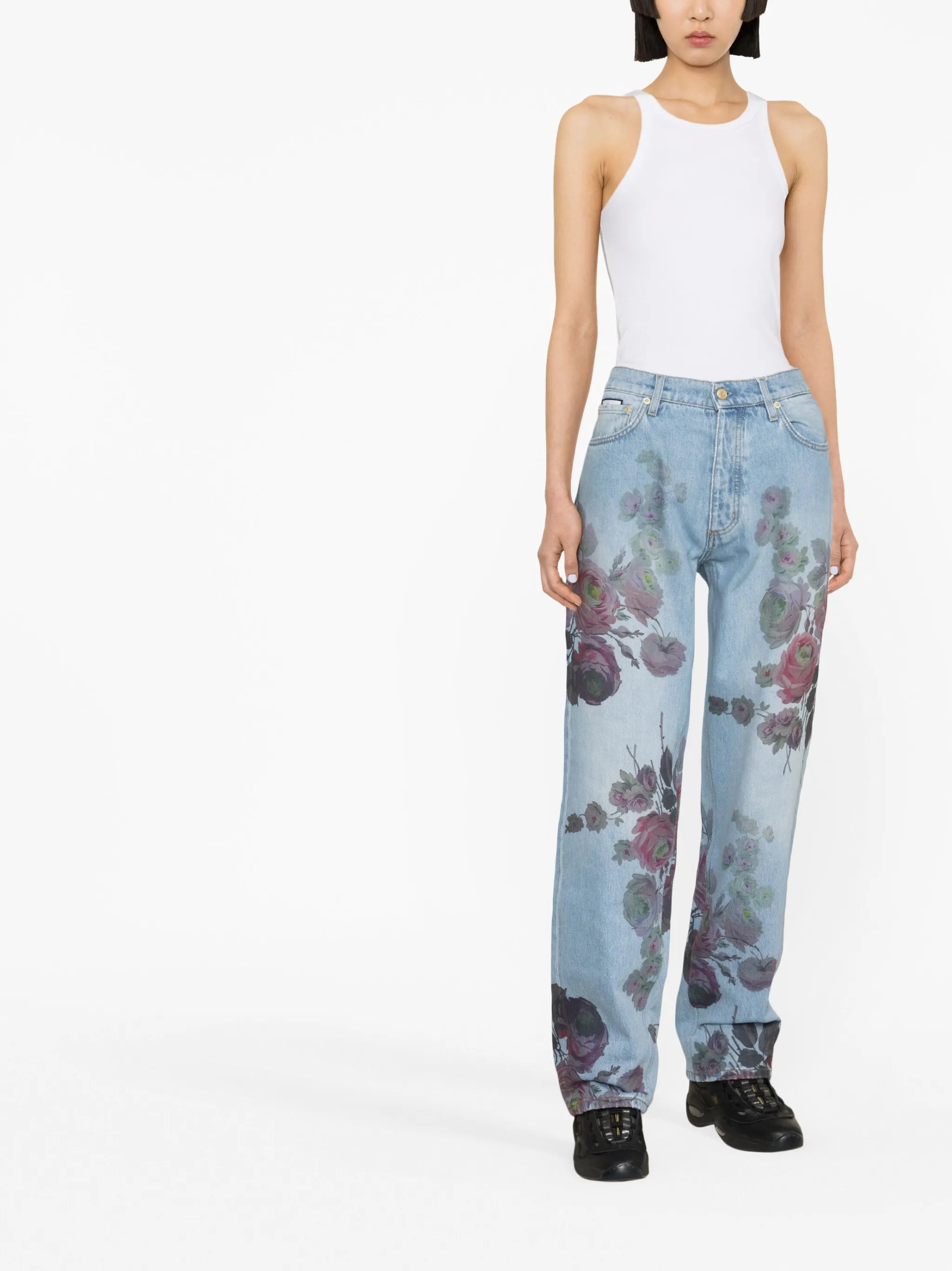 Benz Bloom wide-leg jeans