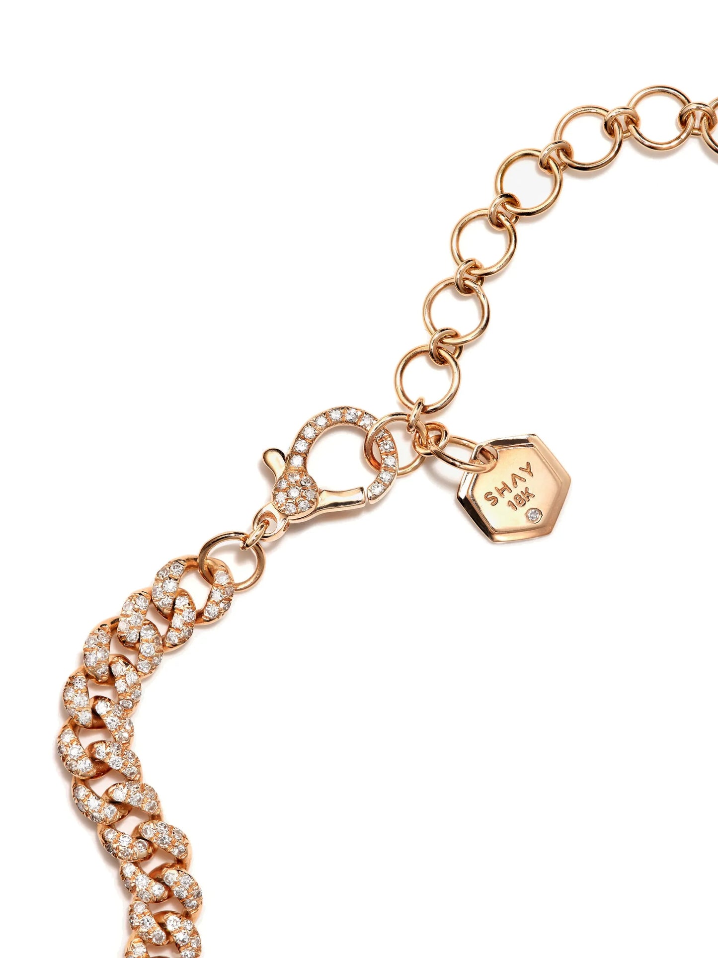 18kt yellow gold diamond pendant choker