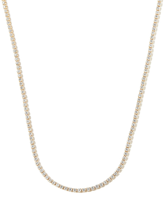 18kt yellow gold Single Line Threads choker