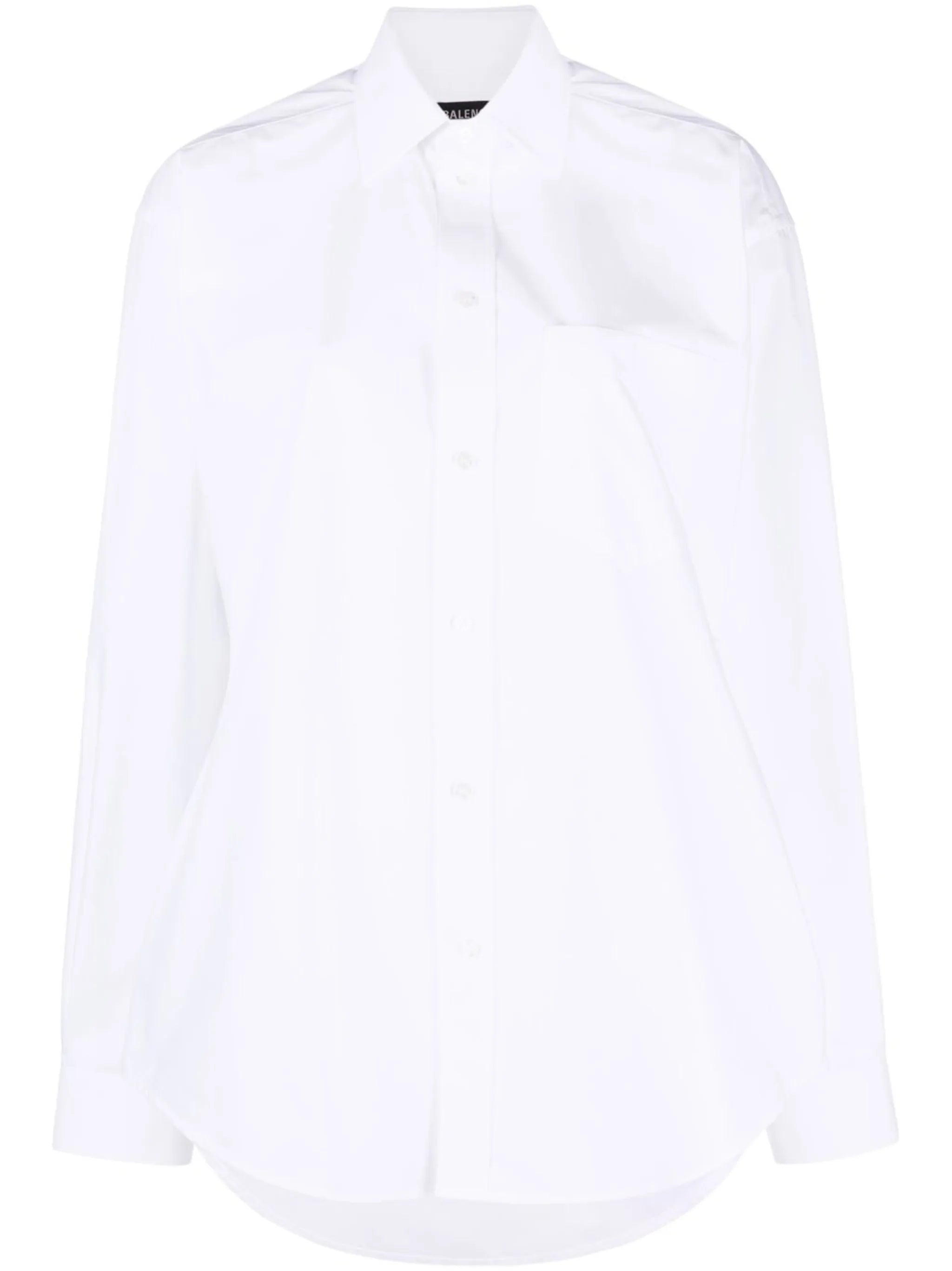 hourglass-shape long-sleeve shirt