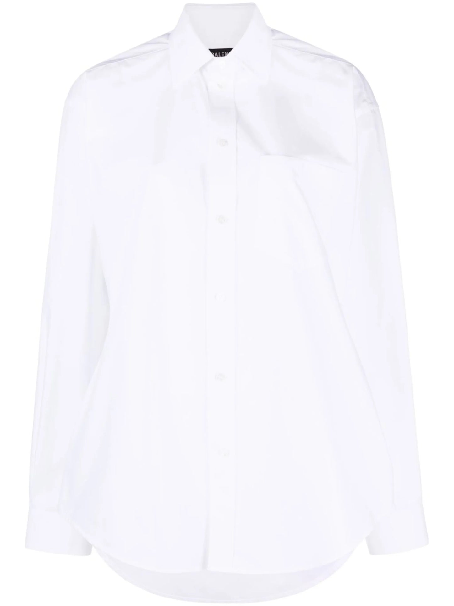 hourglass-shape long-sleeve shirt