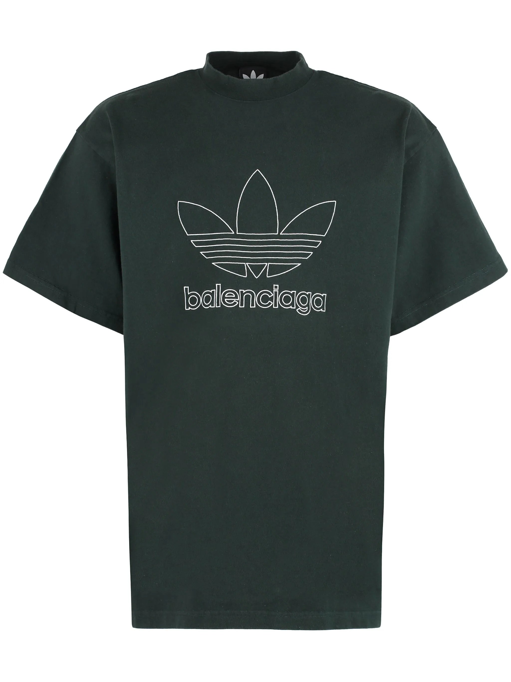 x adidas Trefoil print T-shirt