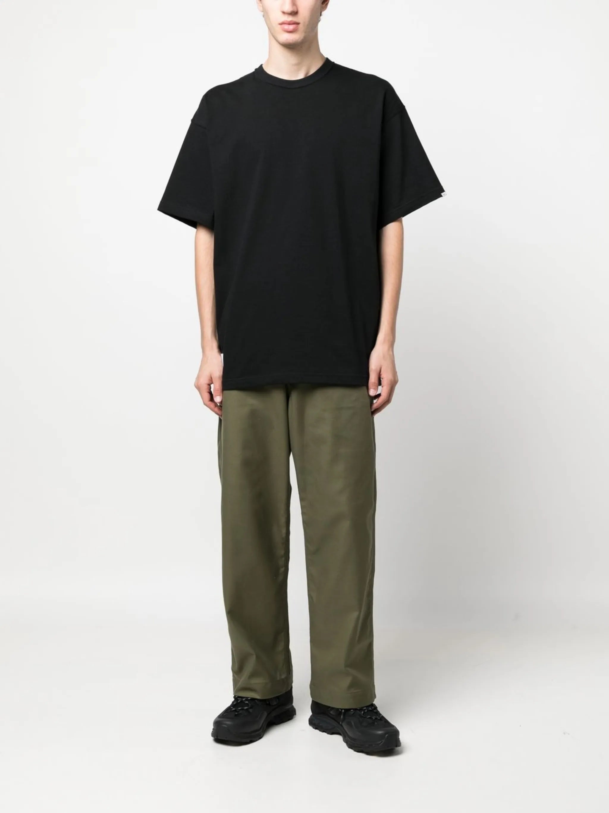 straight leg trousers