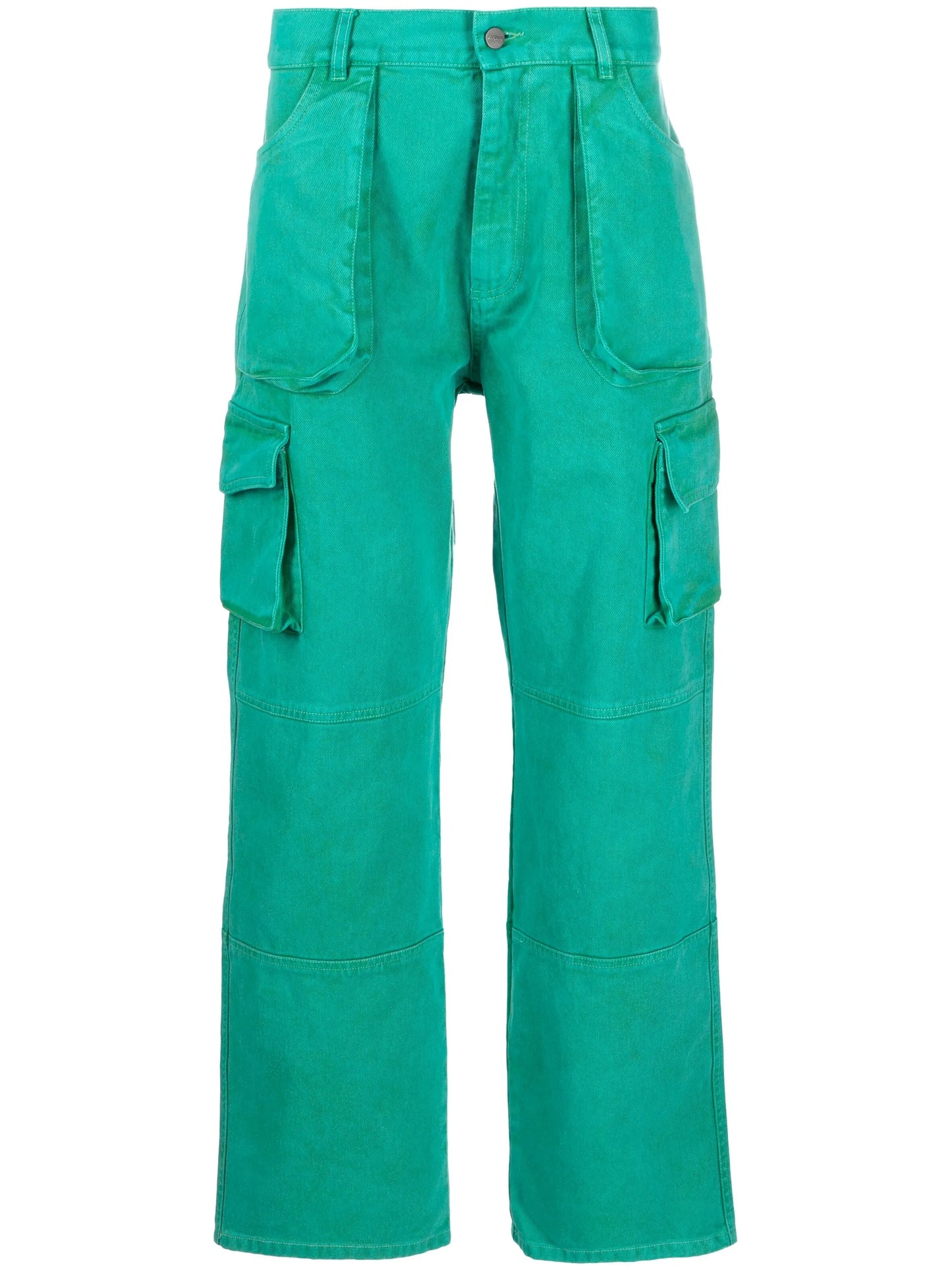 multi-pocket cotton trousers