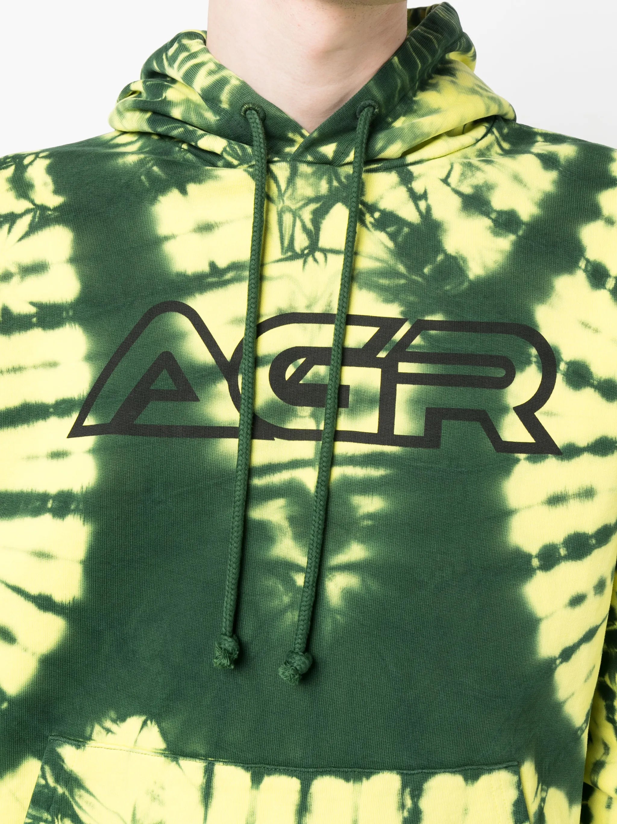 Happiness abstract-print hoodie