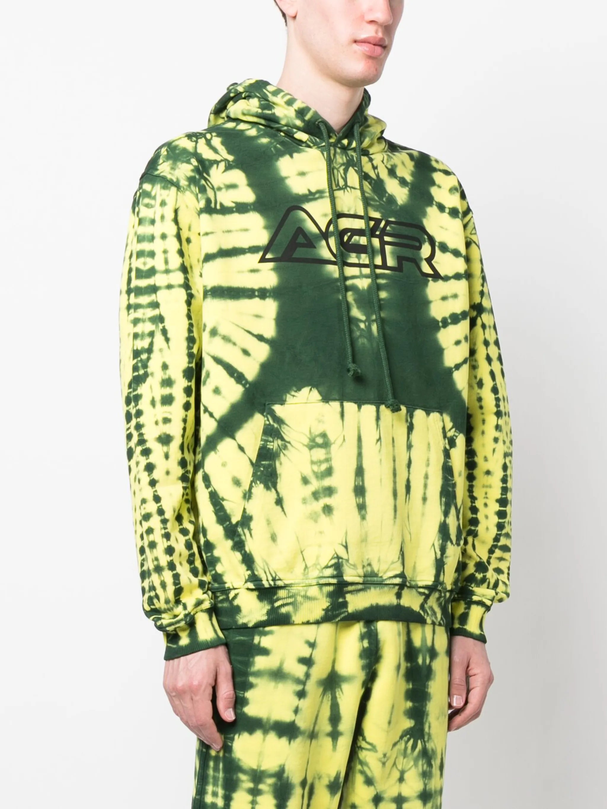 Happiness abstract-print hoodie