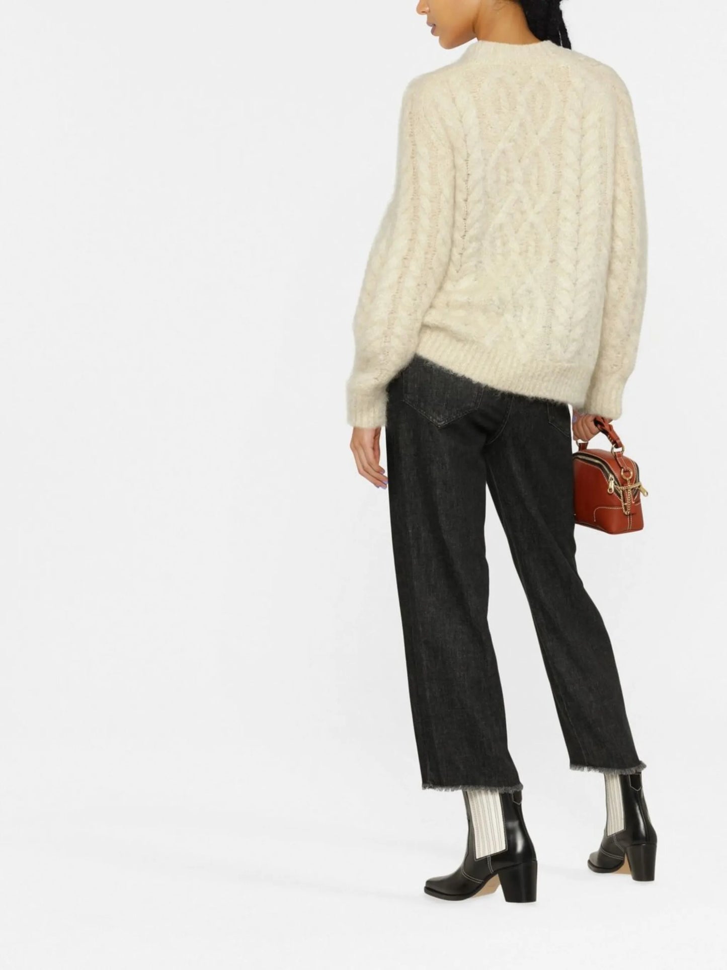 Thomas cable-knit jumper