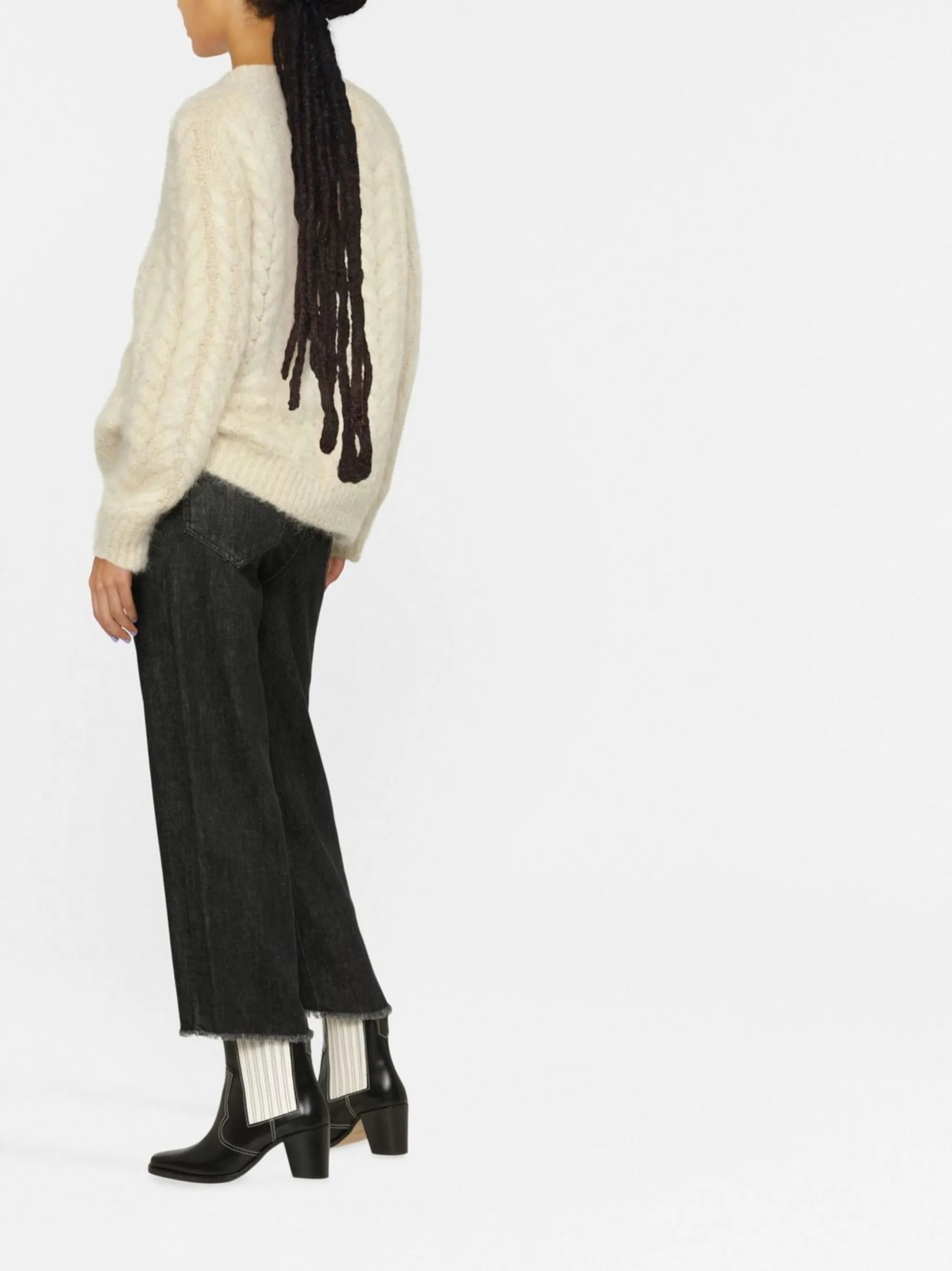 Thomas cable-knit jumper