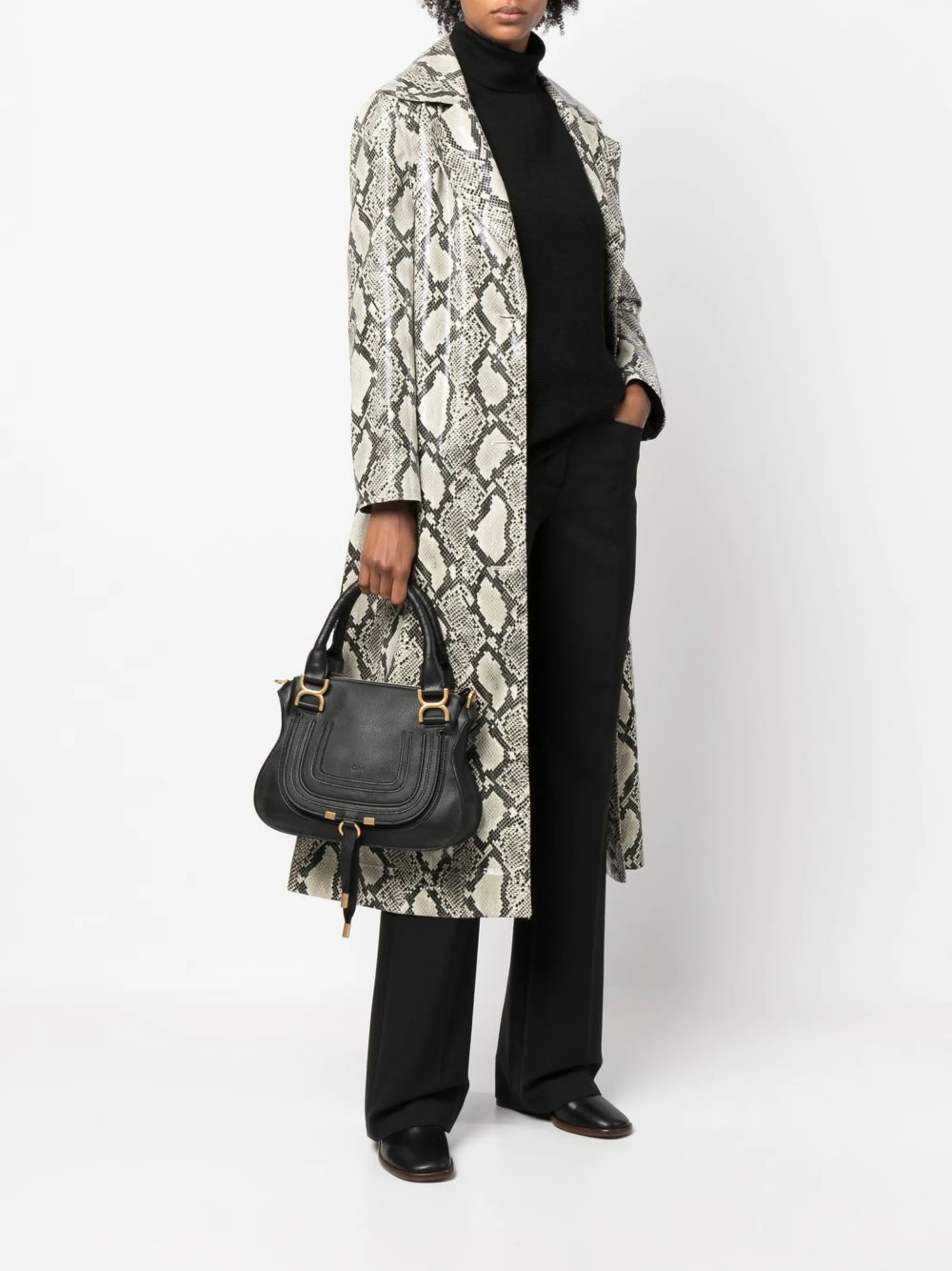 small Marcie leather tote bag