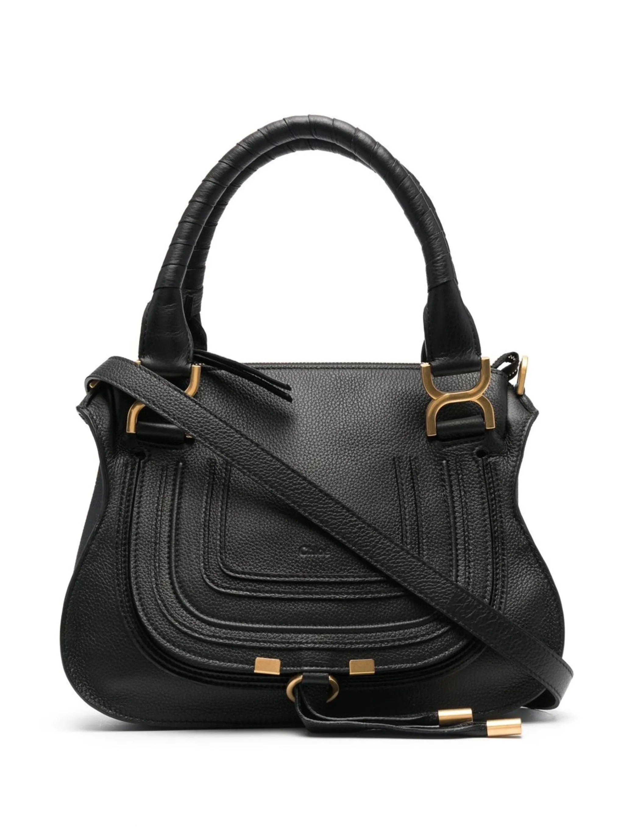 small Marcie leather tote bag