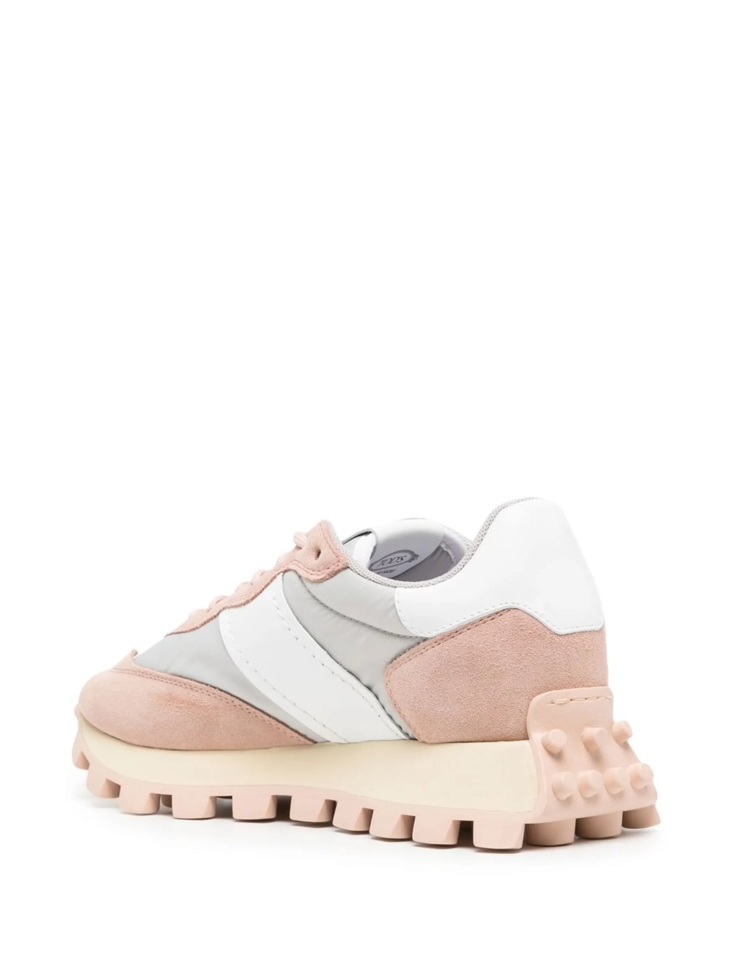 panelled low-top sneakers