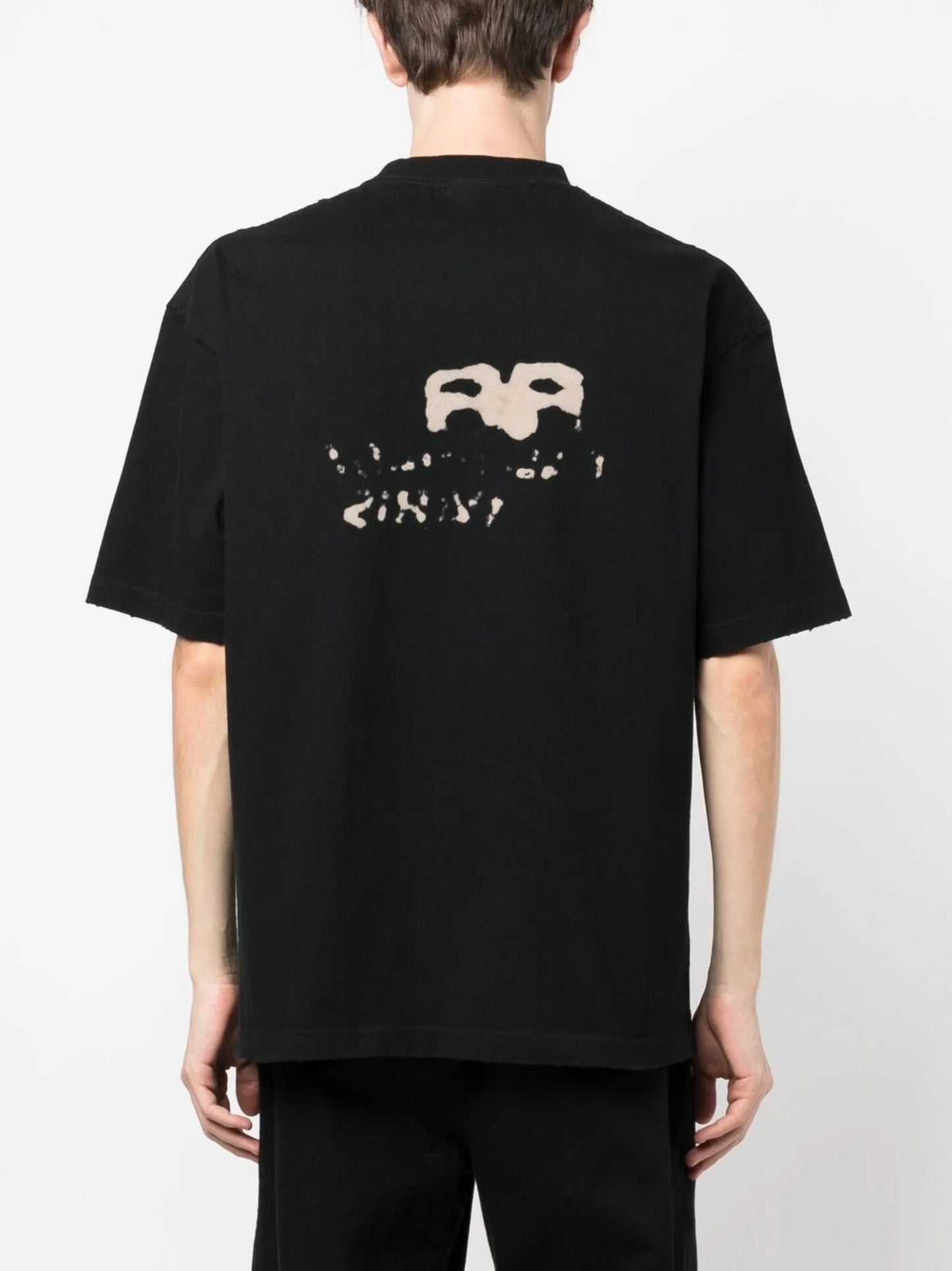 Hand Drawn logo-print T-shirt