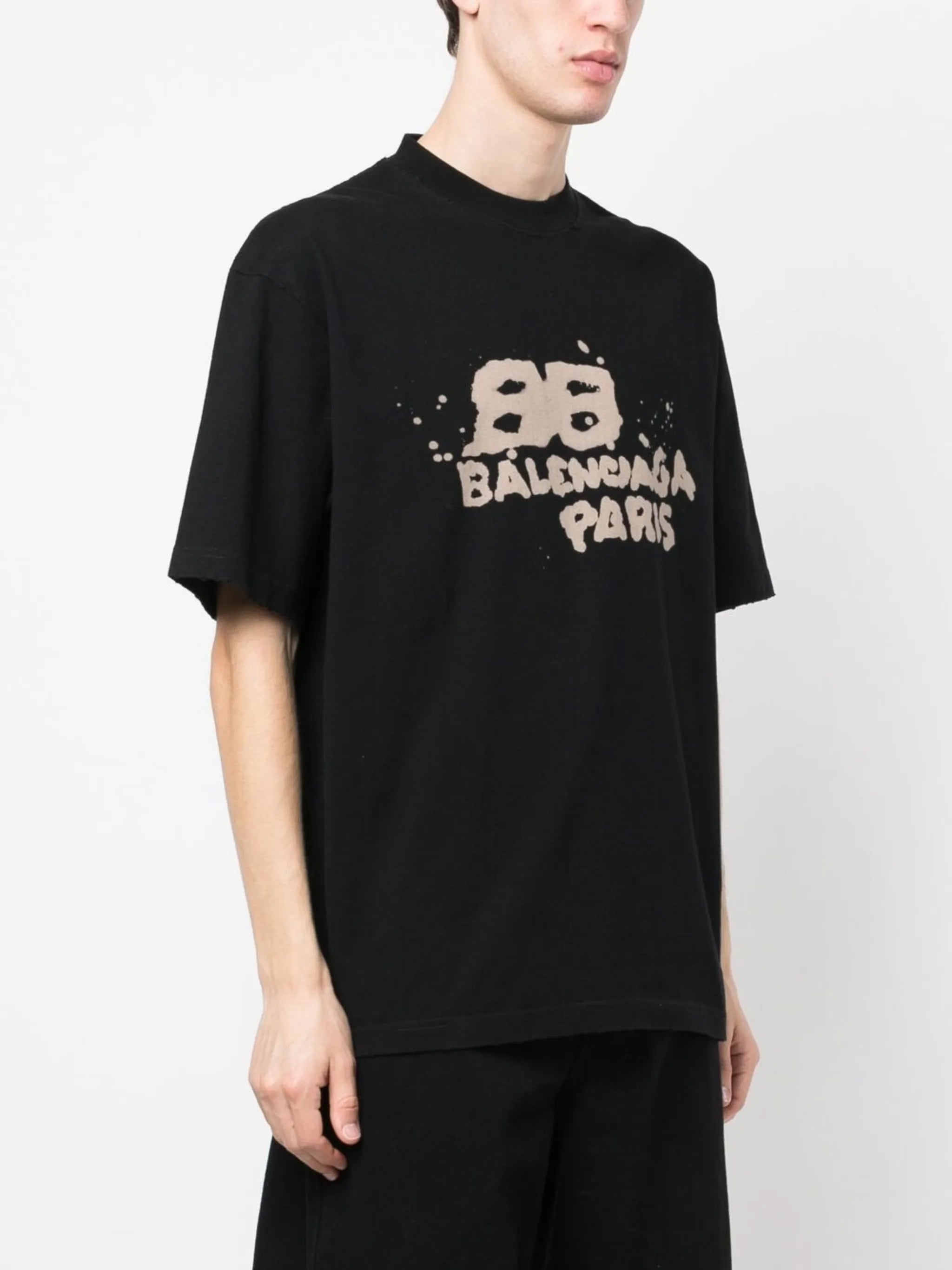 Hand Drawn logo-print T-shirt