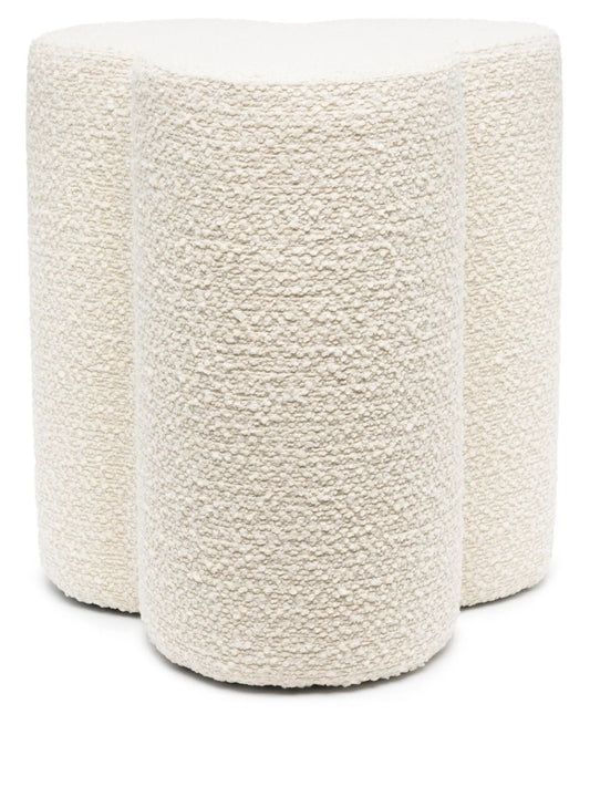 Clover bouclé stool