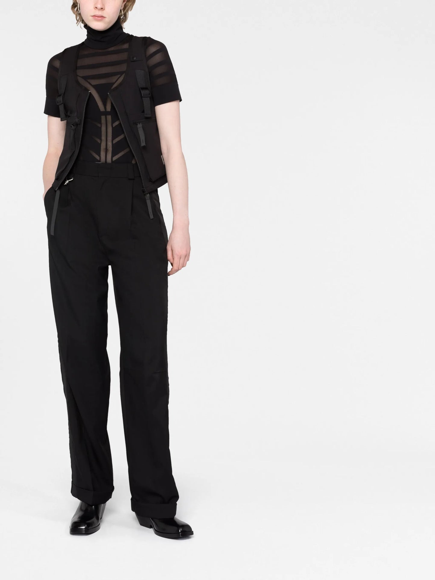 Trinity tuxedo high-waist trousers