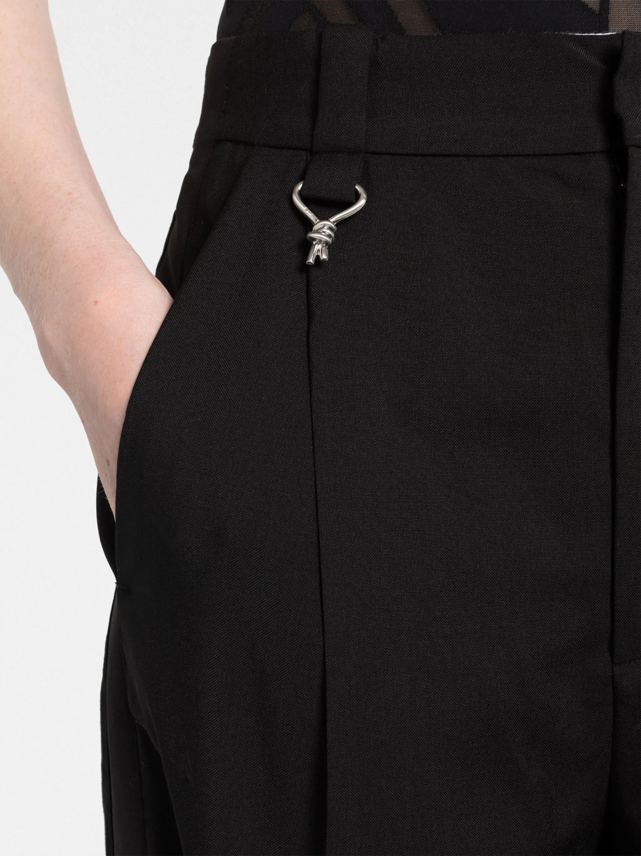Trinity tuxedo high-waist trousers
