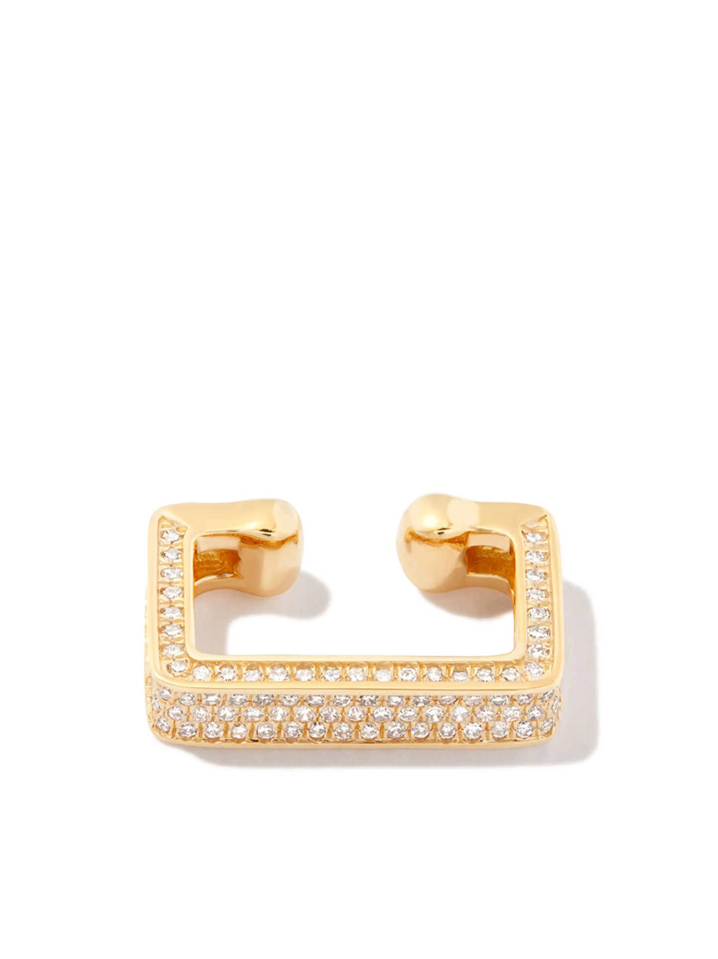 18kt yellow gold Deco ear cuff