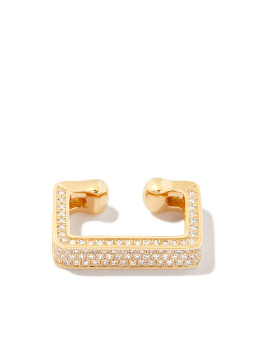 18kt yellow gold Deco ear cuff