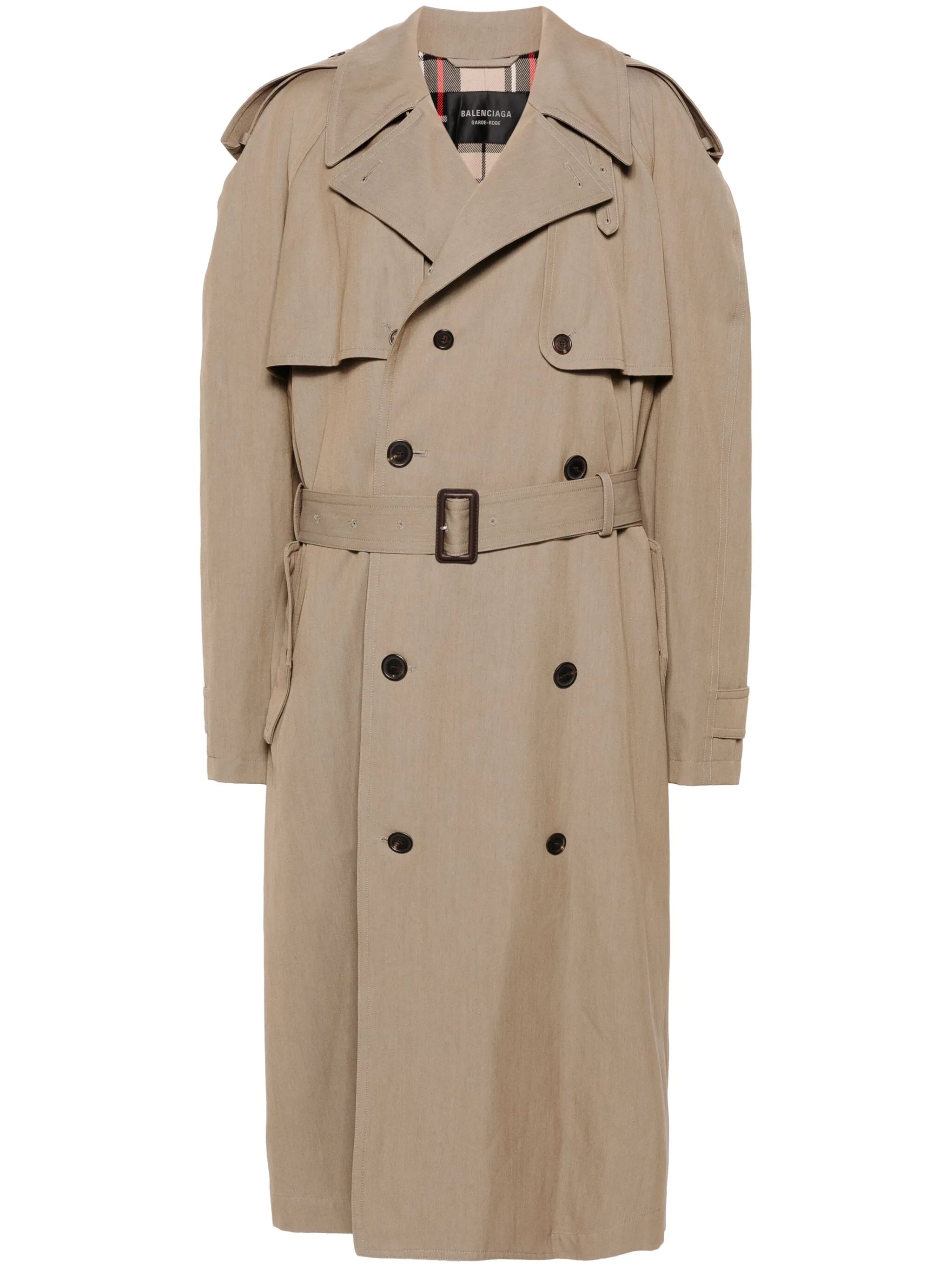 belted trench coat