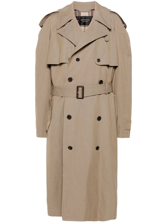 belted trench coat