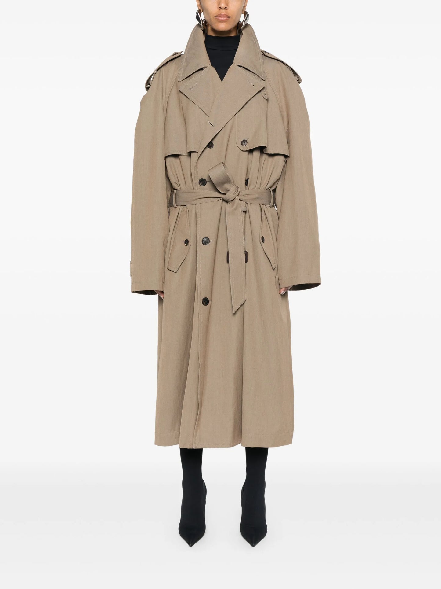 belted trench coat