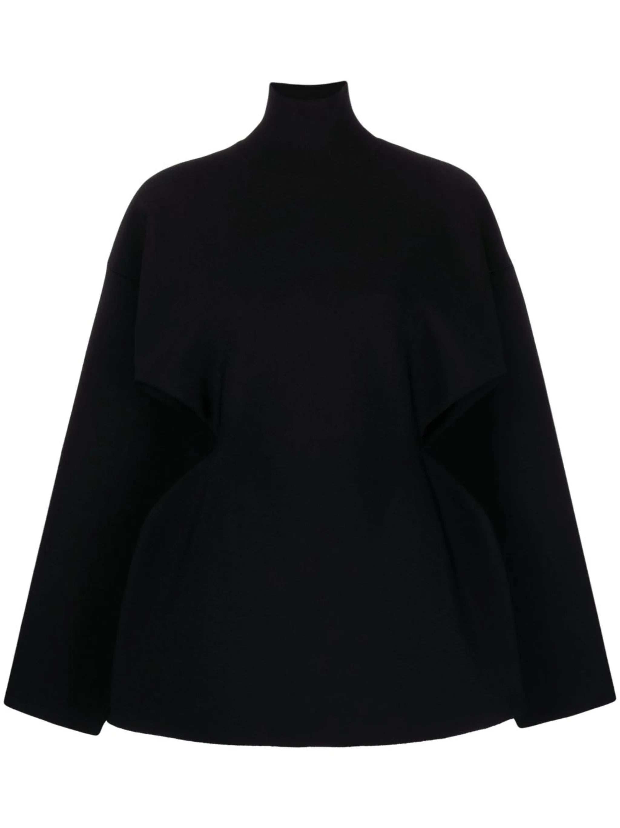 Hourglass high-neck top