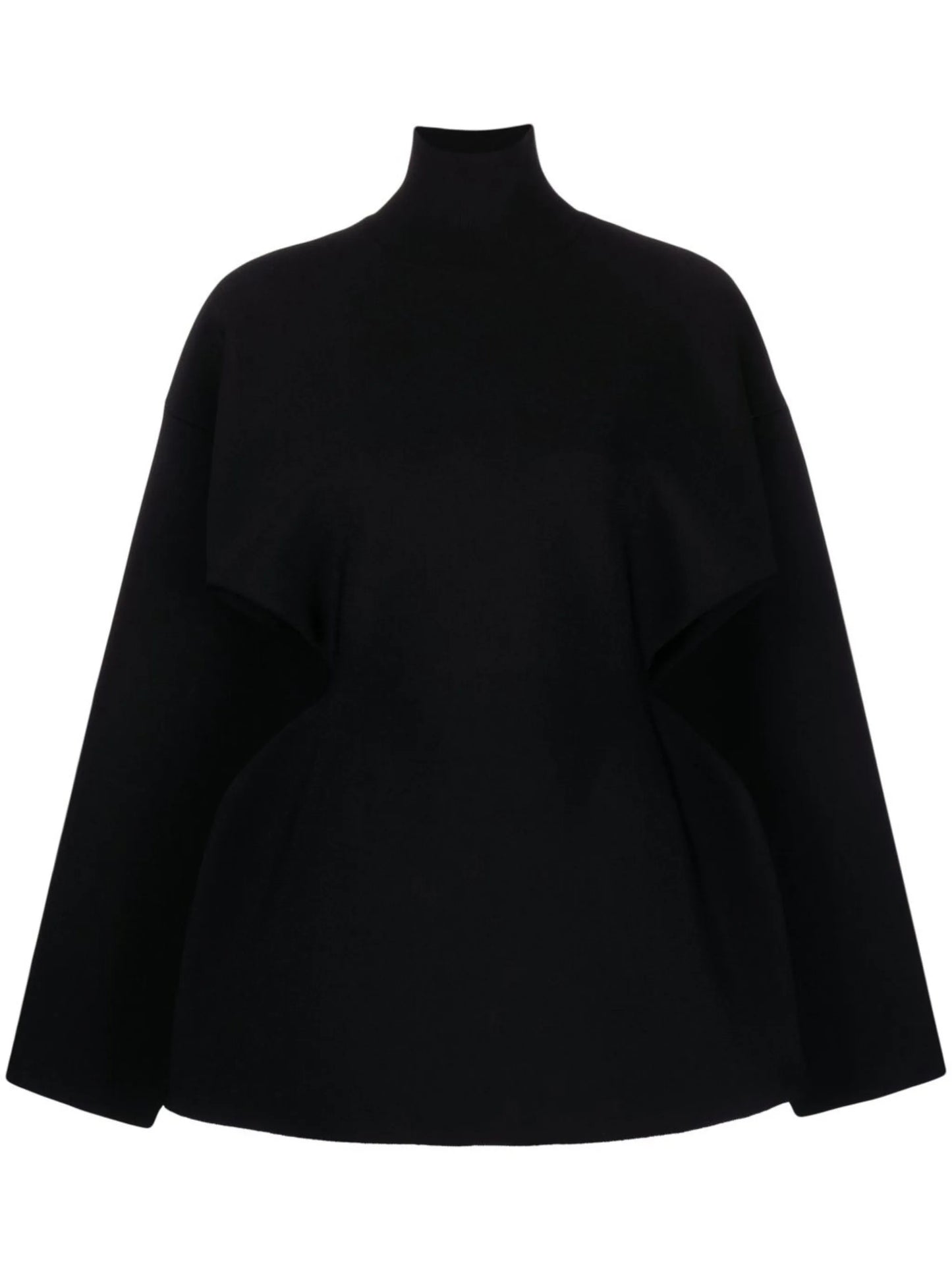 Hourglass high-neck top