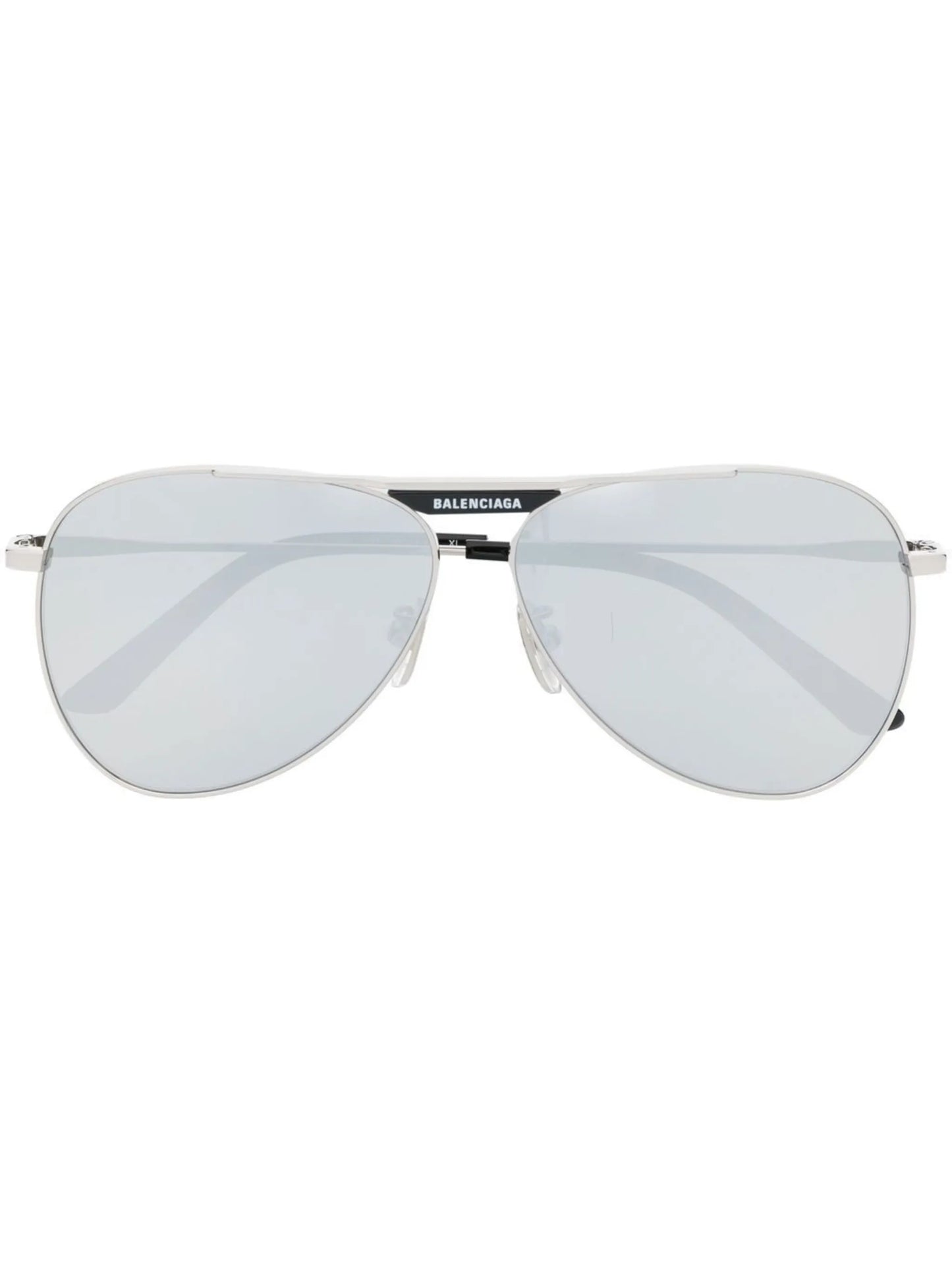logo-tag pilot-frame sunglasses
