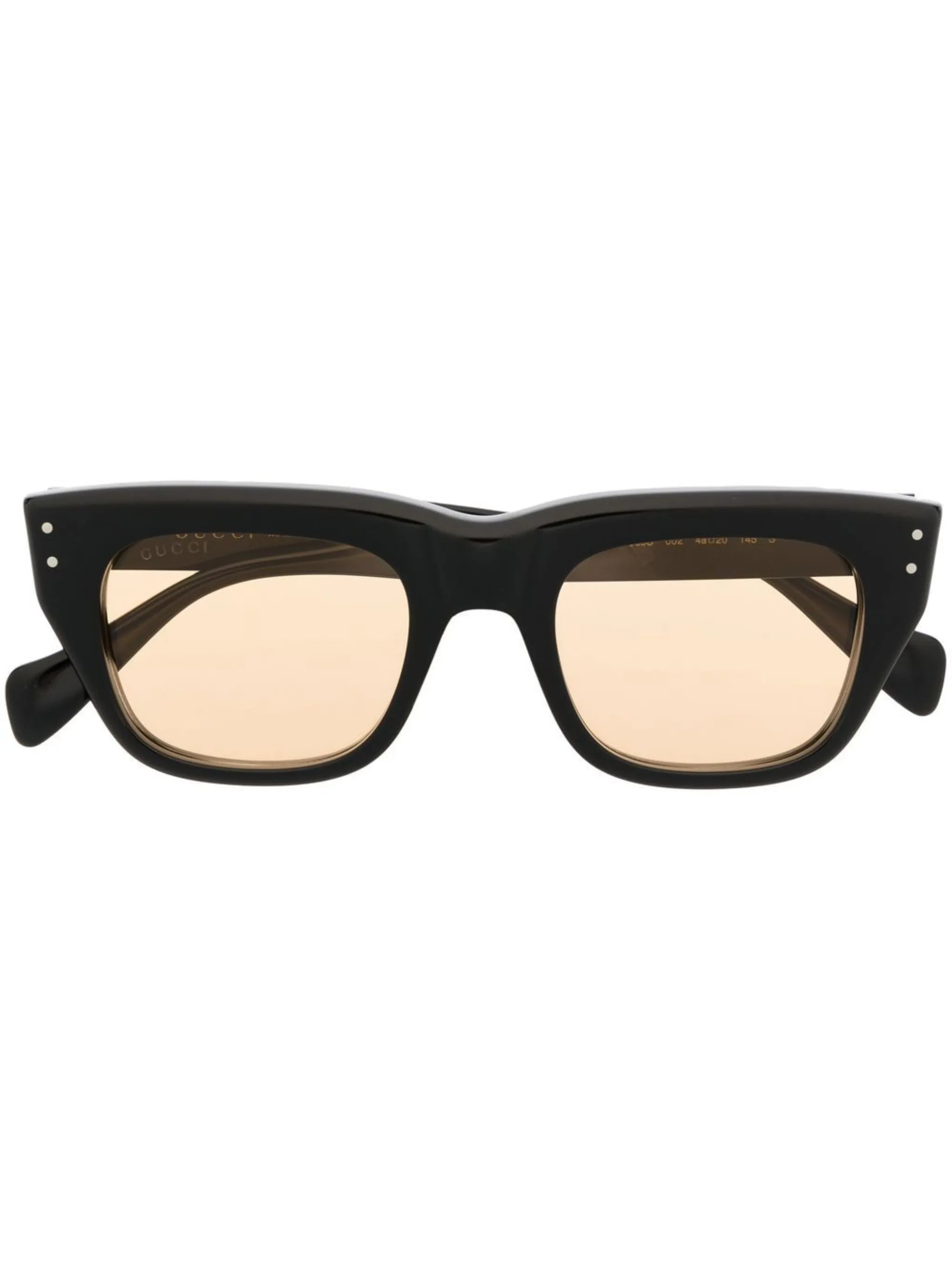 tinted-lens square-frame sunglasses