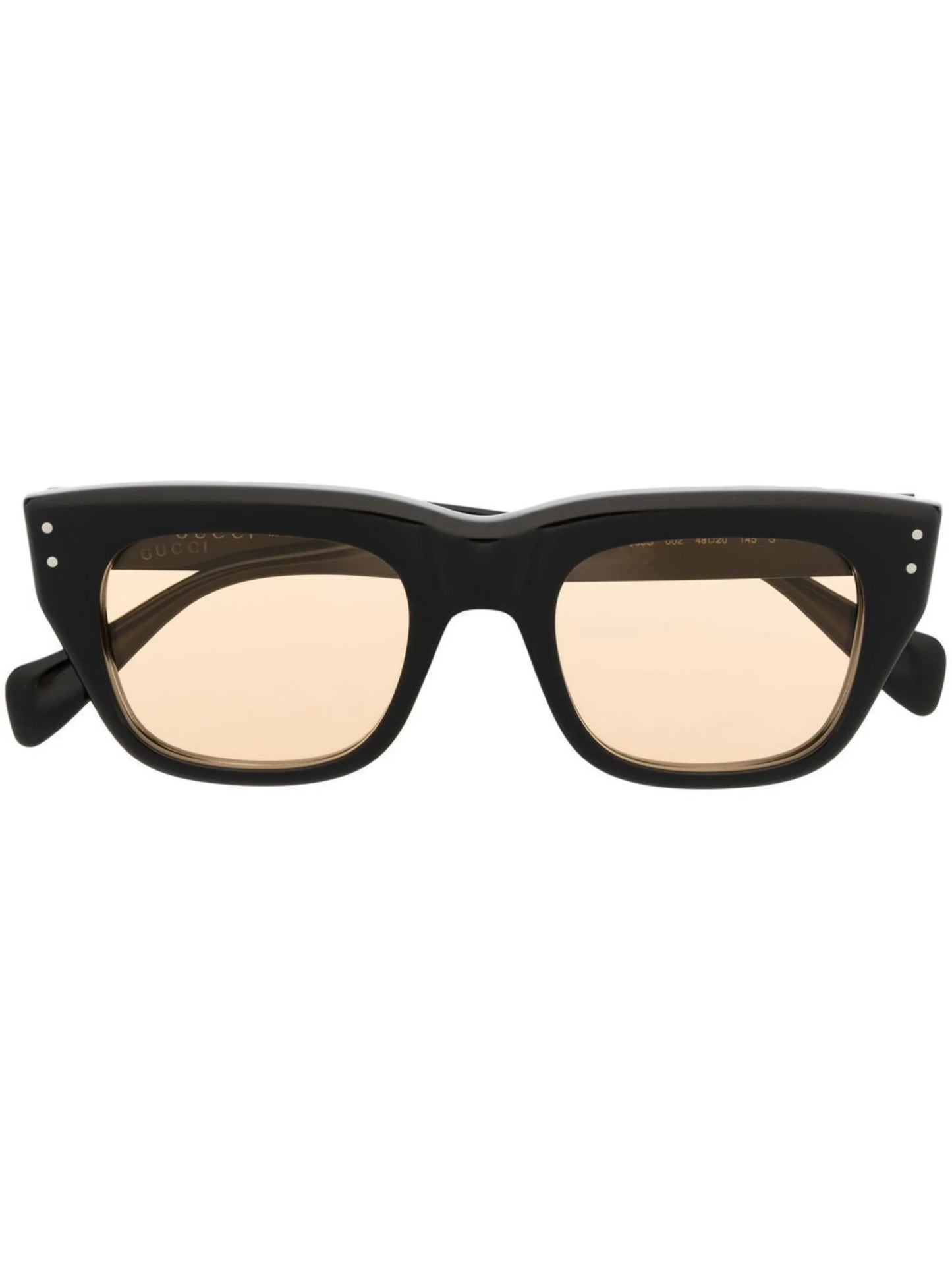 tinted-lens square-frame sunglasses