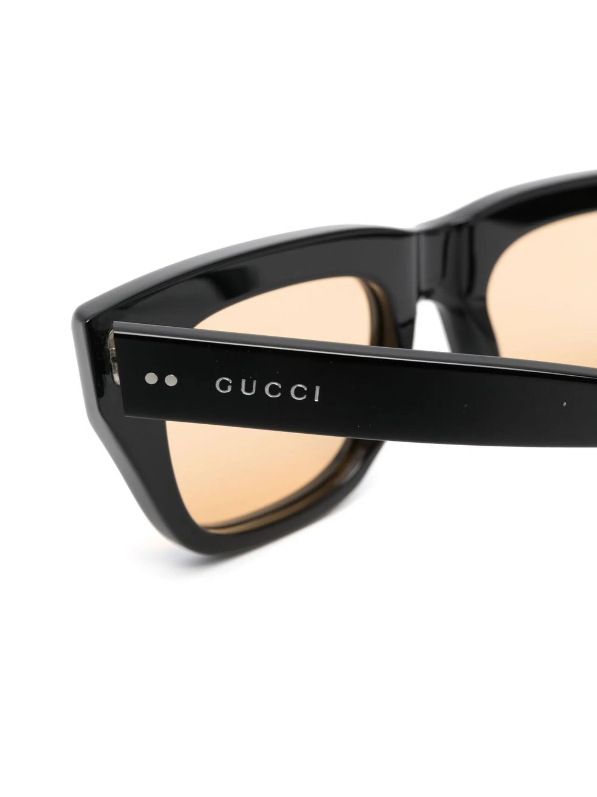 tinted-lens square-frame sunglasses