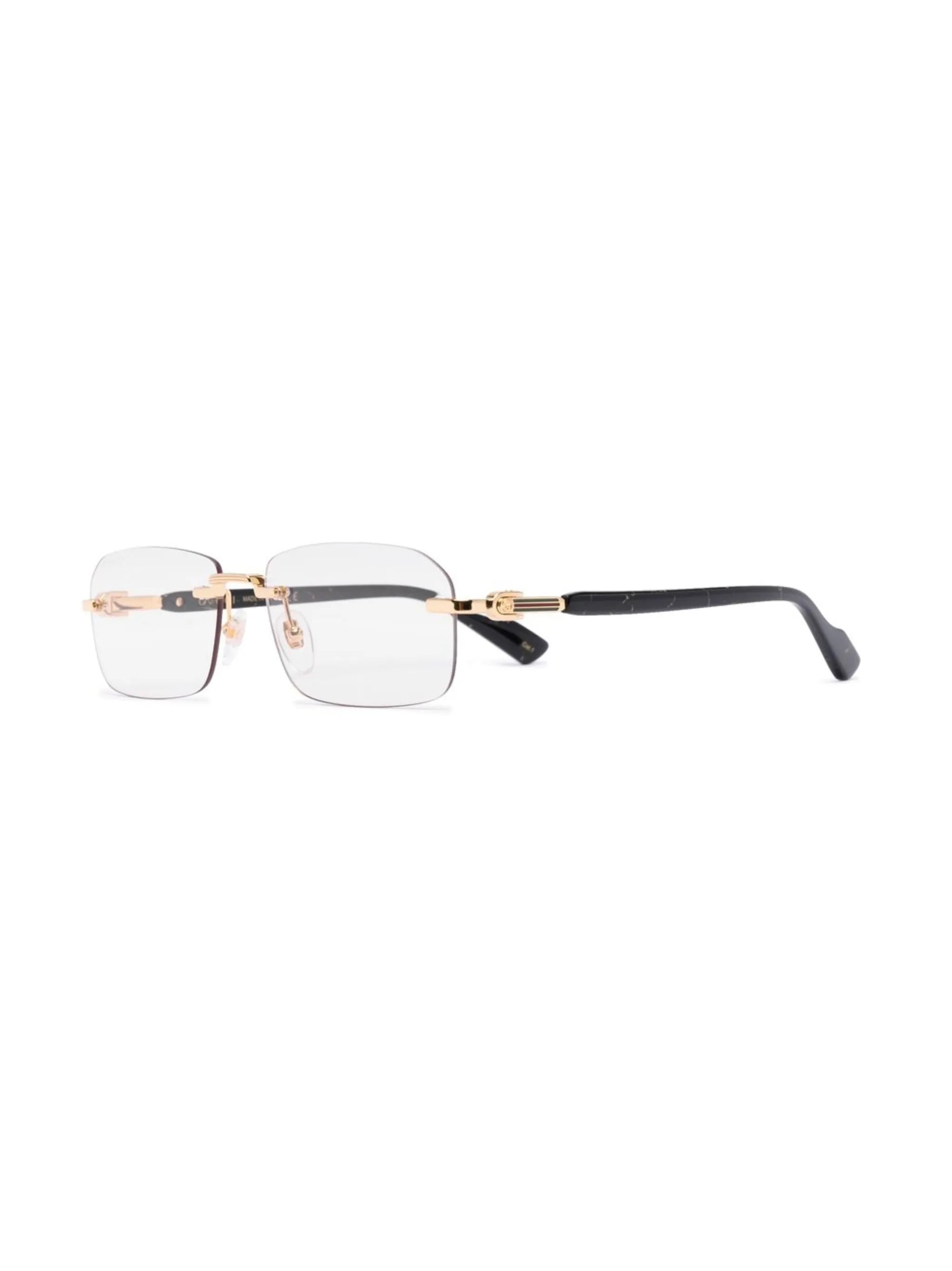logo-plaque rectangle-frame glasses