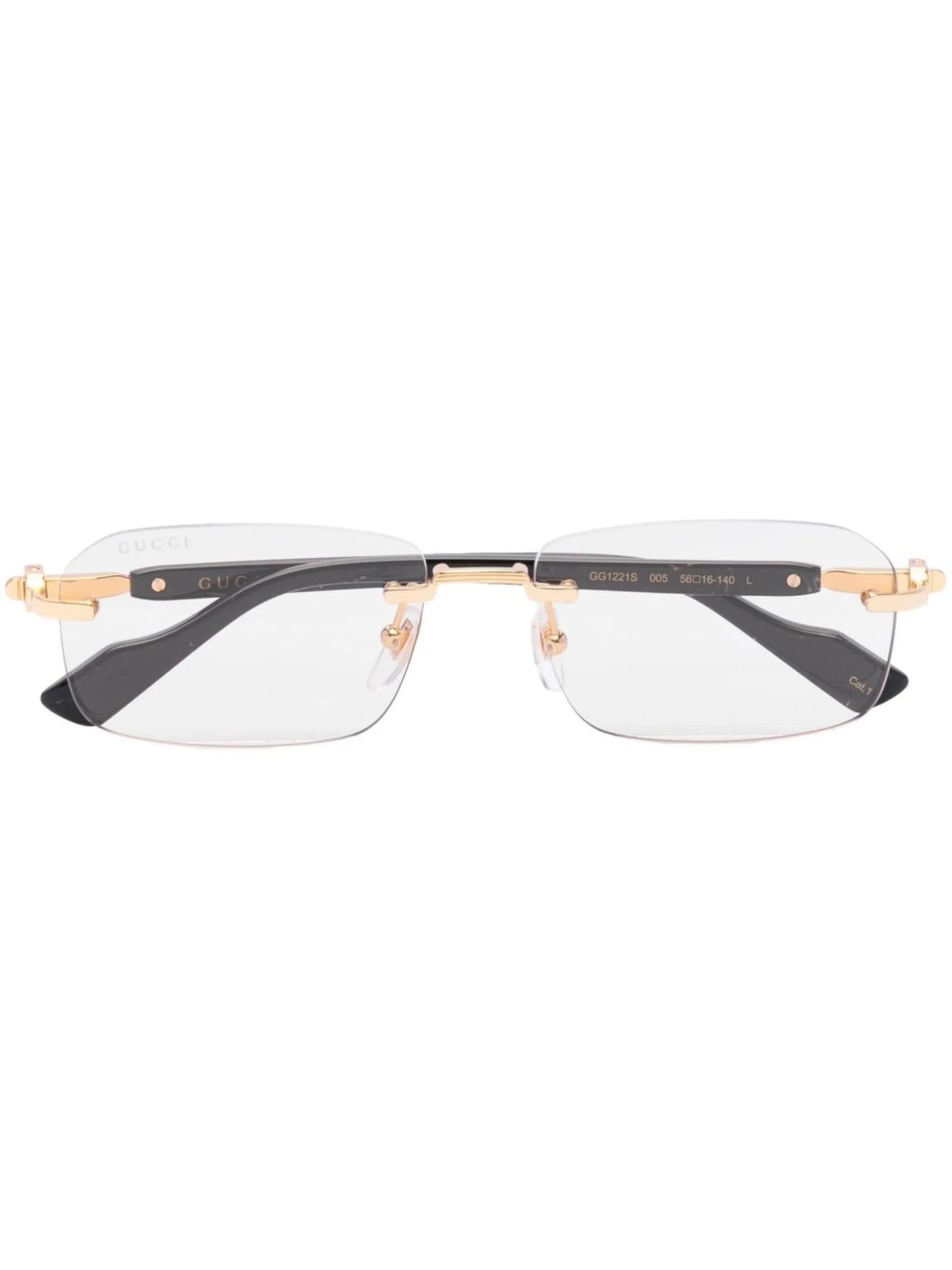 logo-plaque rectangle-frame glasses