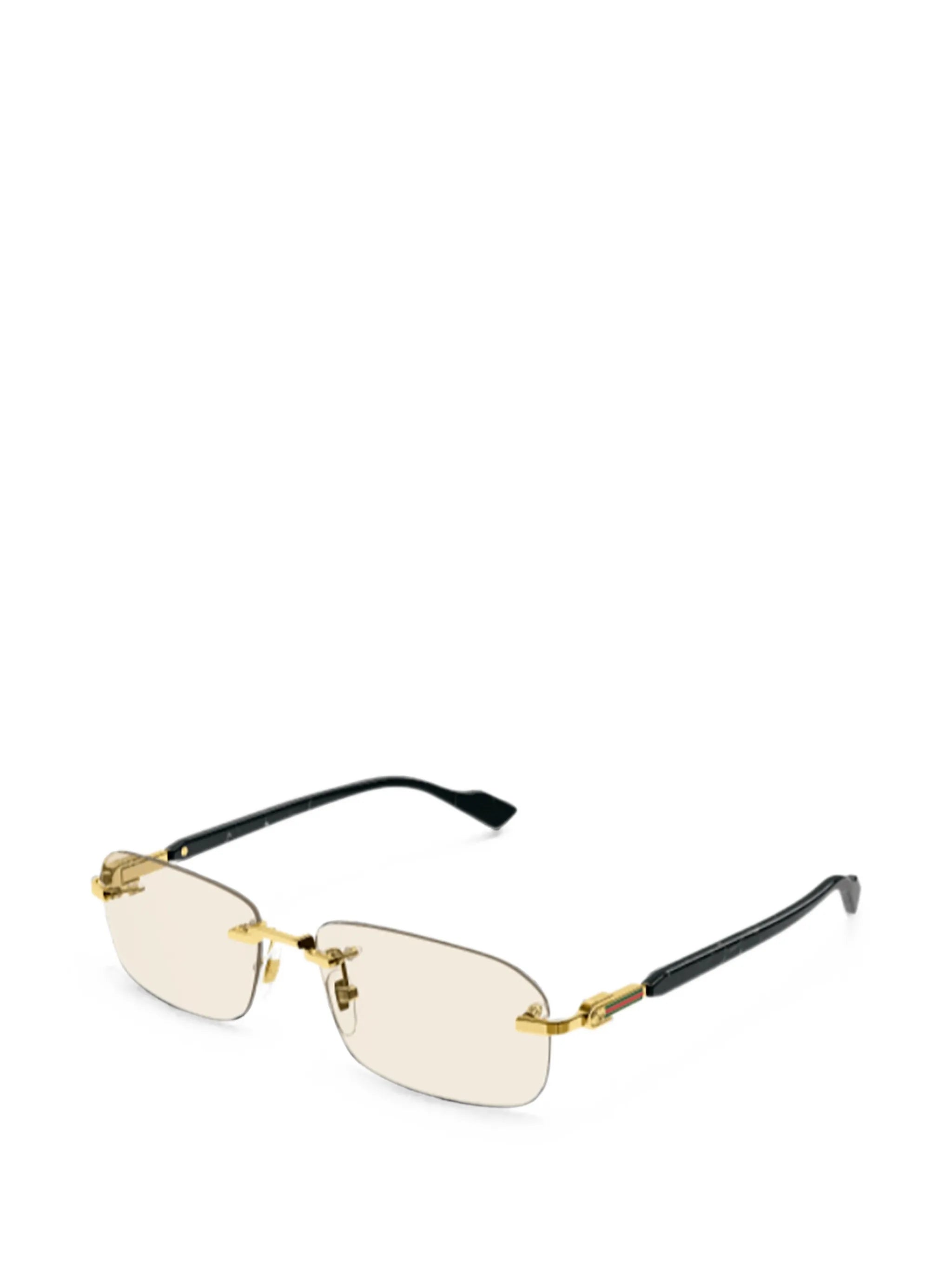 logo-plaque rectangle-frame glasses