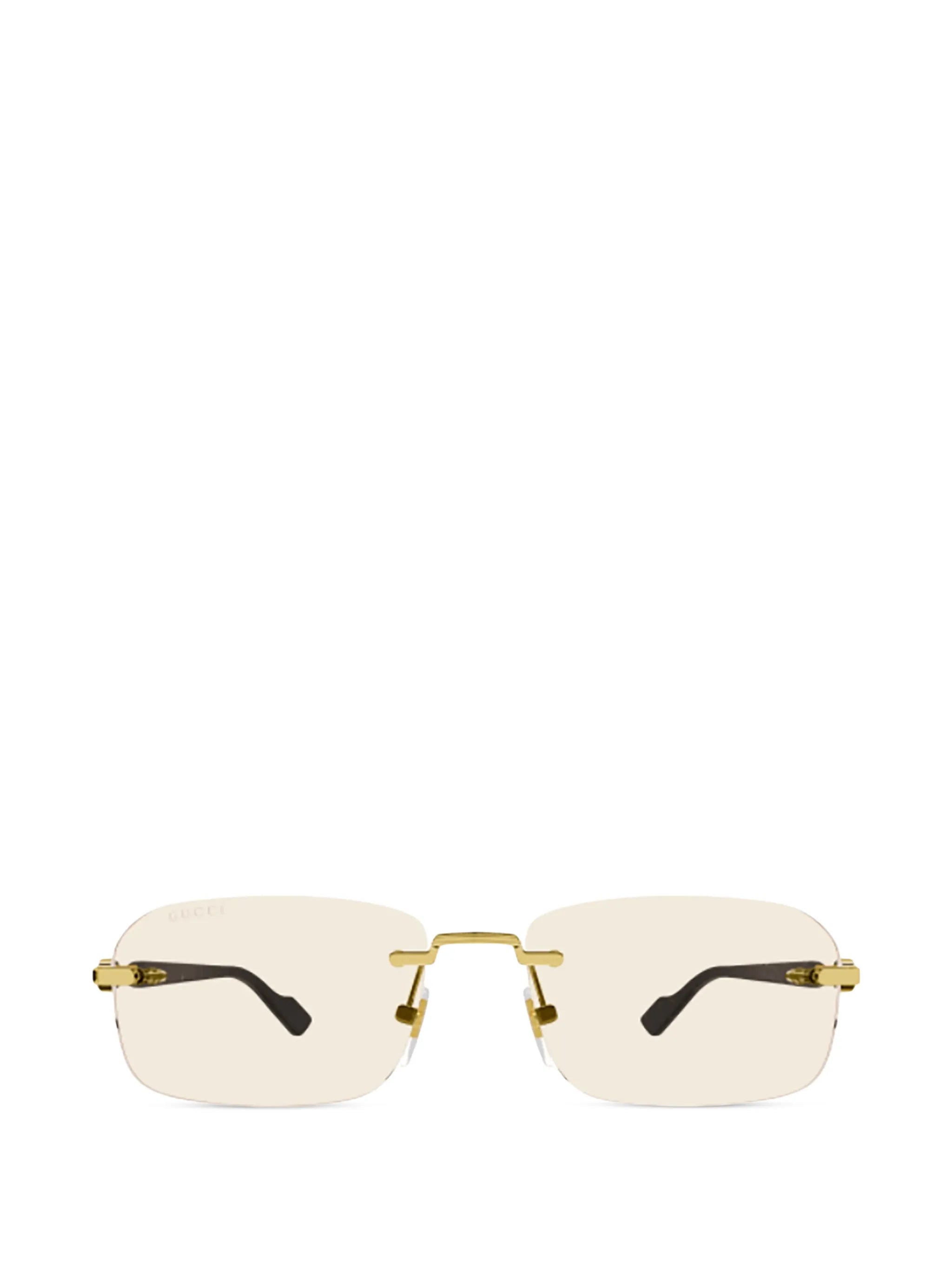 logo-plaque rectangle-frame glasses