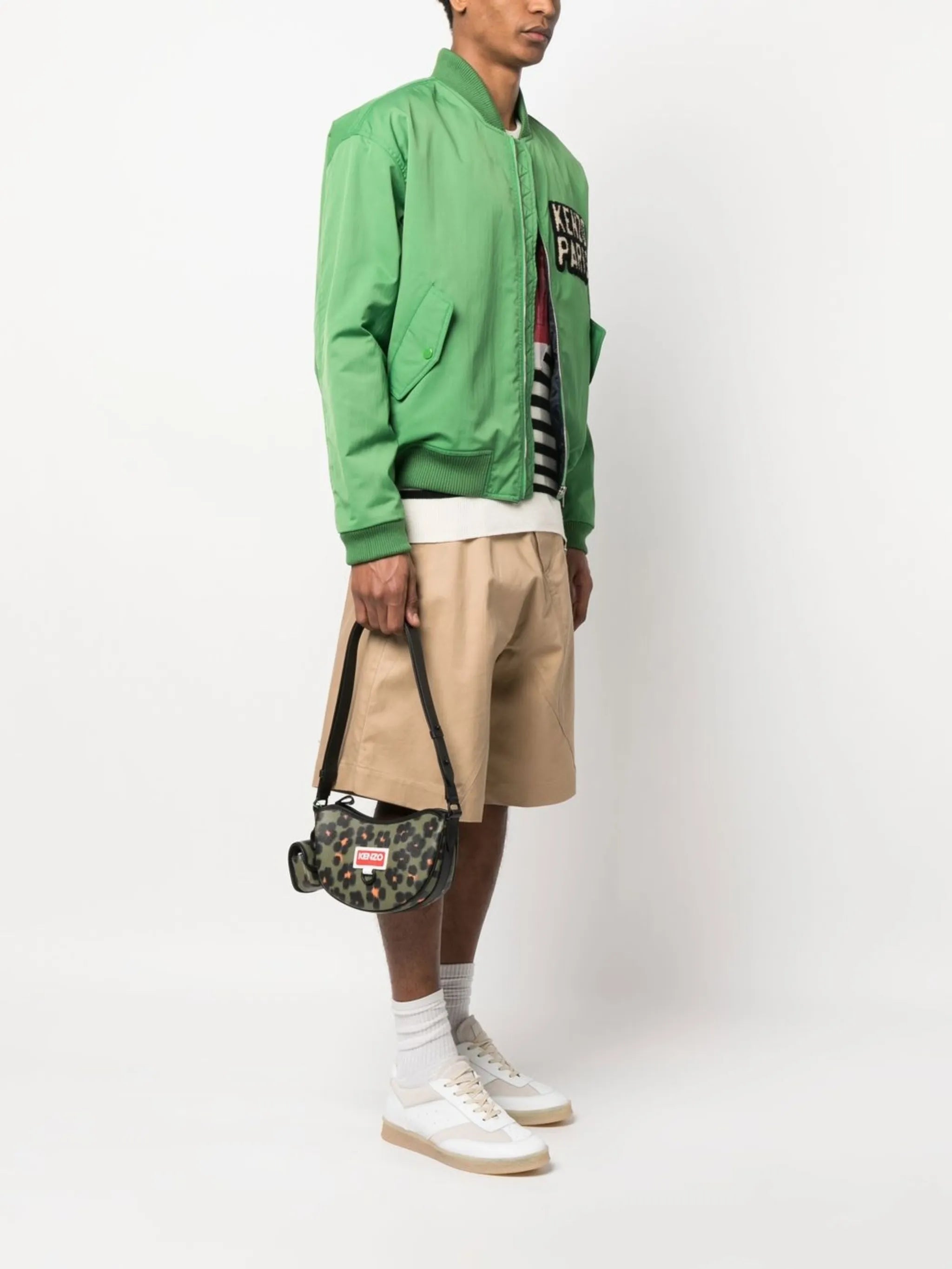 logo-patch shoulder bag