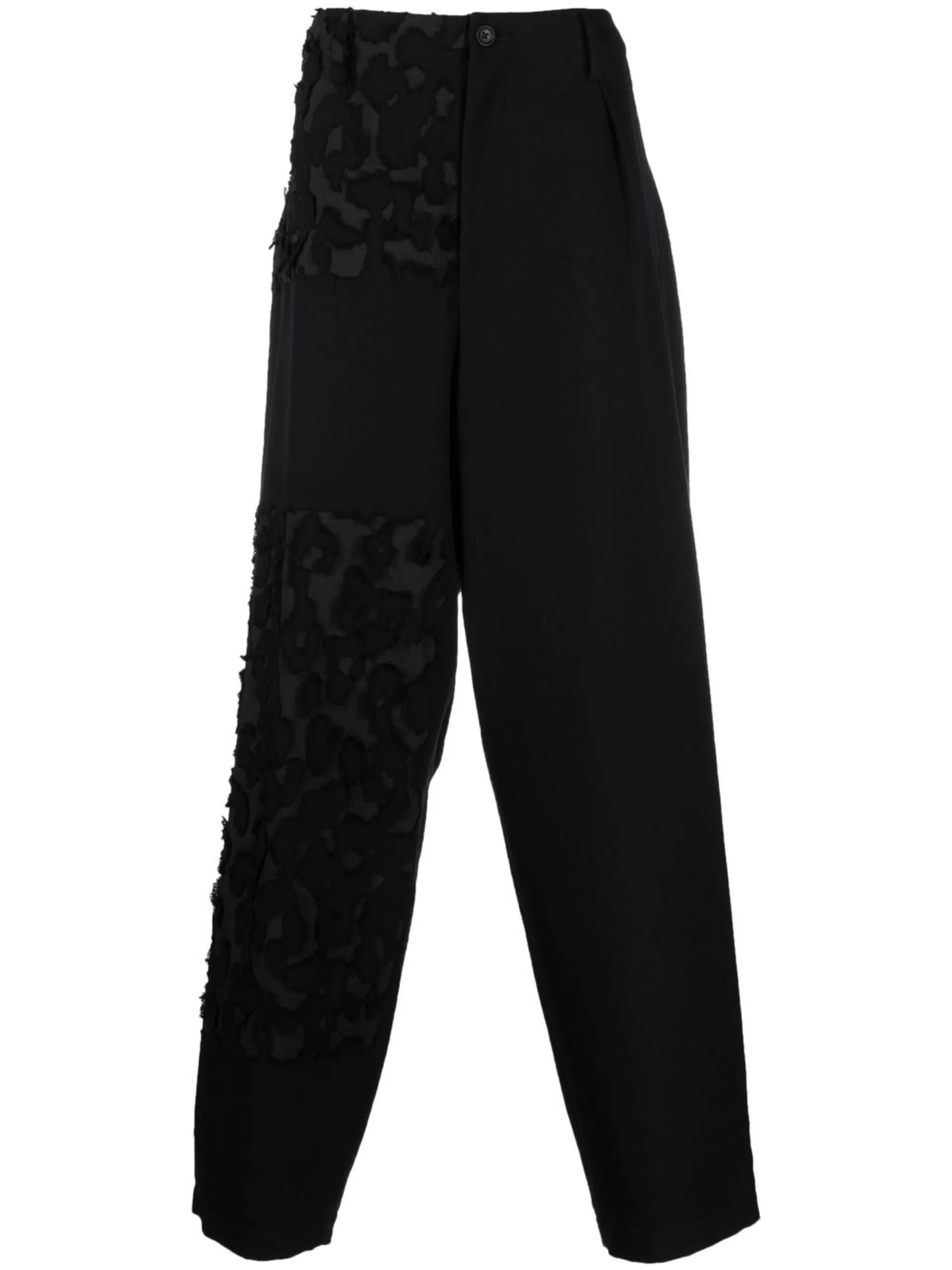 panelled wide-leg trousers