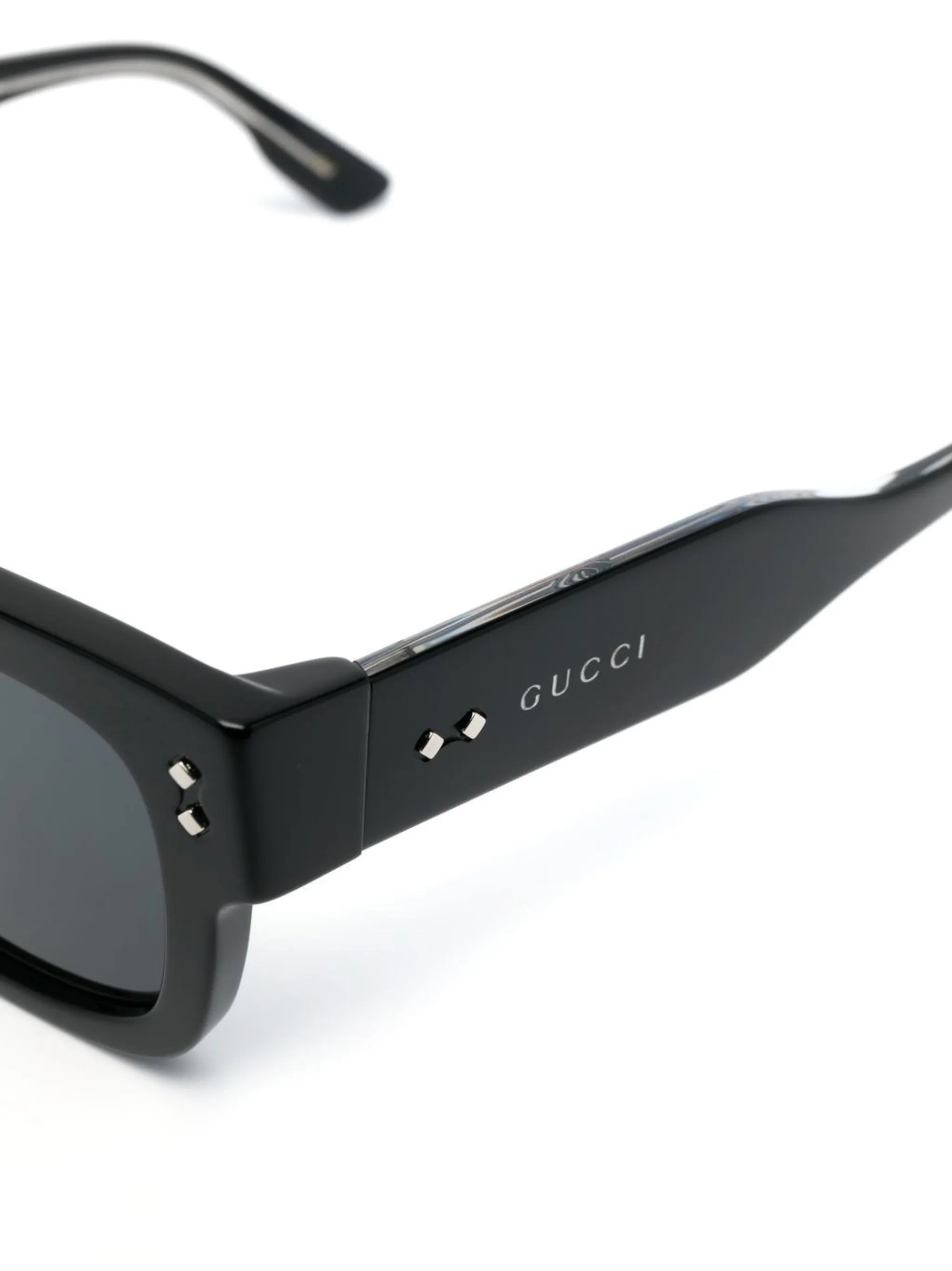 tinted-lens square-frame sunglasses