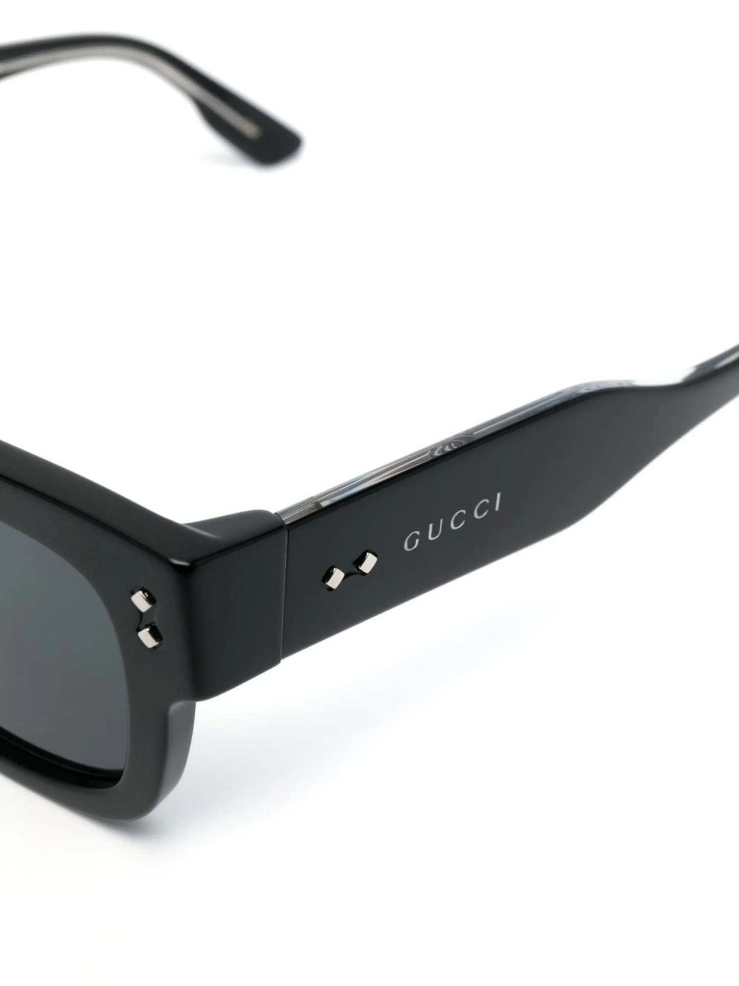 tinted-lens square-frame sunglasses