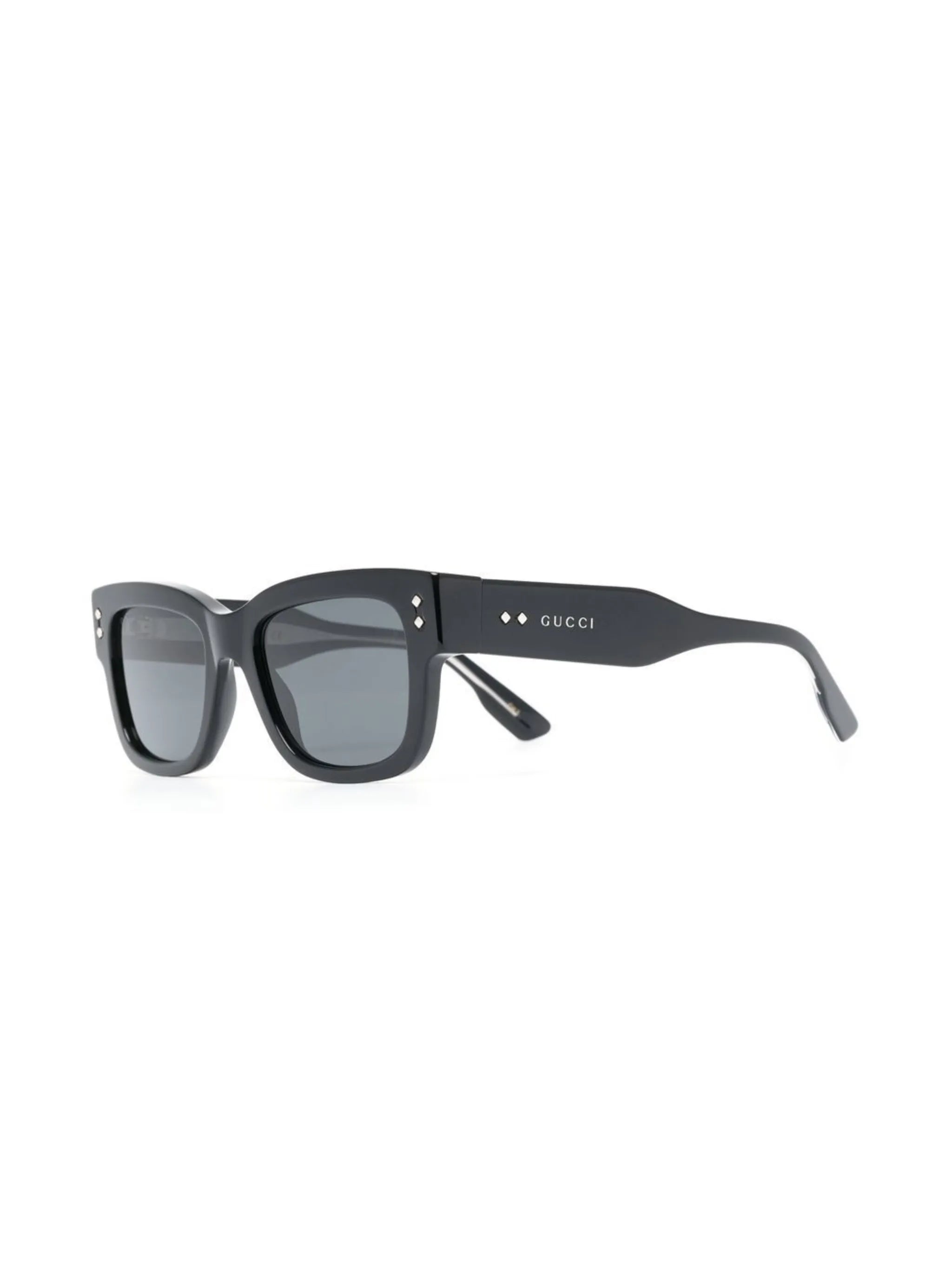 tinted-lens square-frame sunglasses