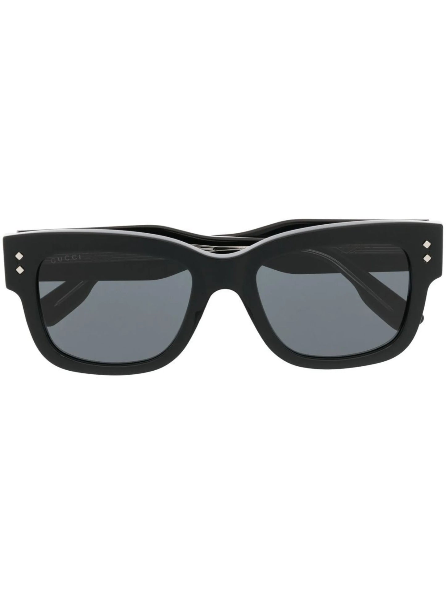 tinted-lens square-frame sunglasses
