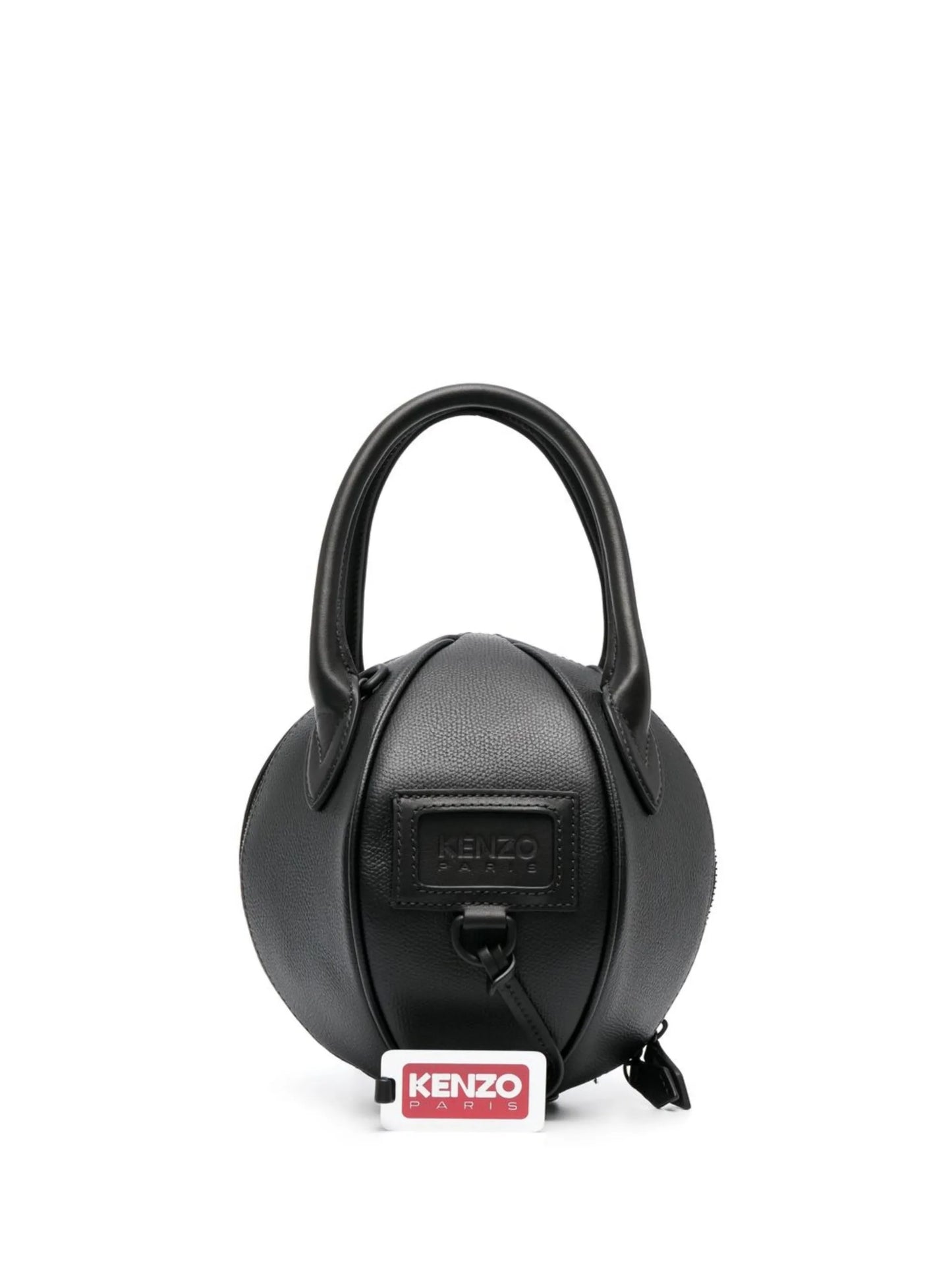 ball-shaped logo tote bag