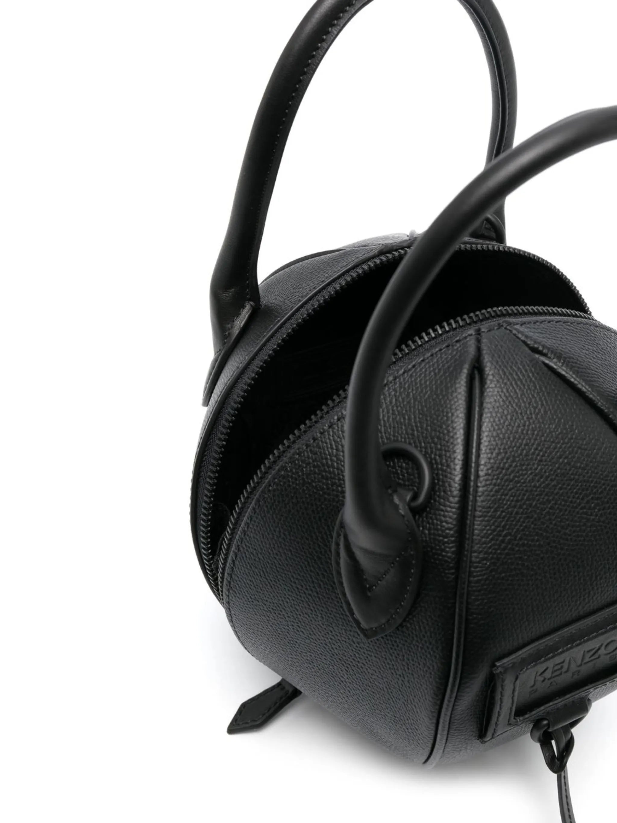 ball-shaped logo tote bag