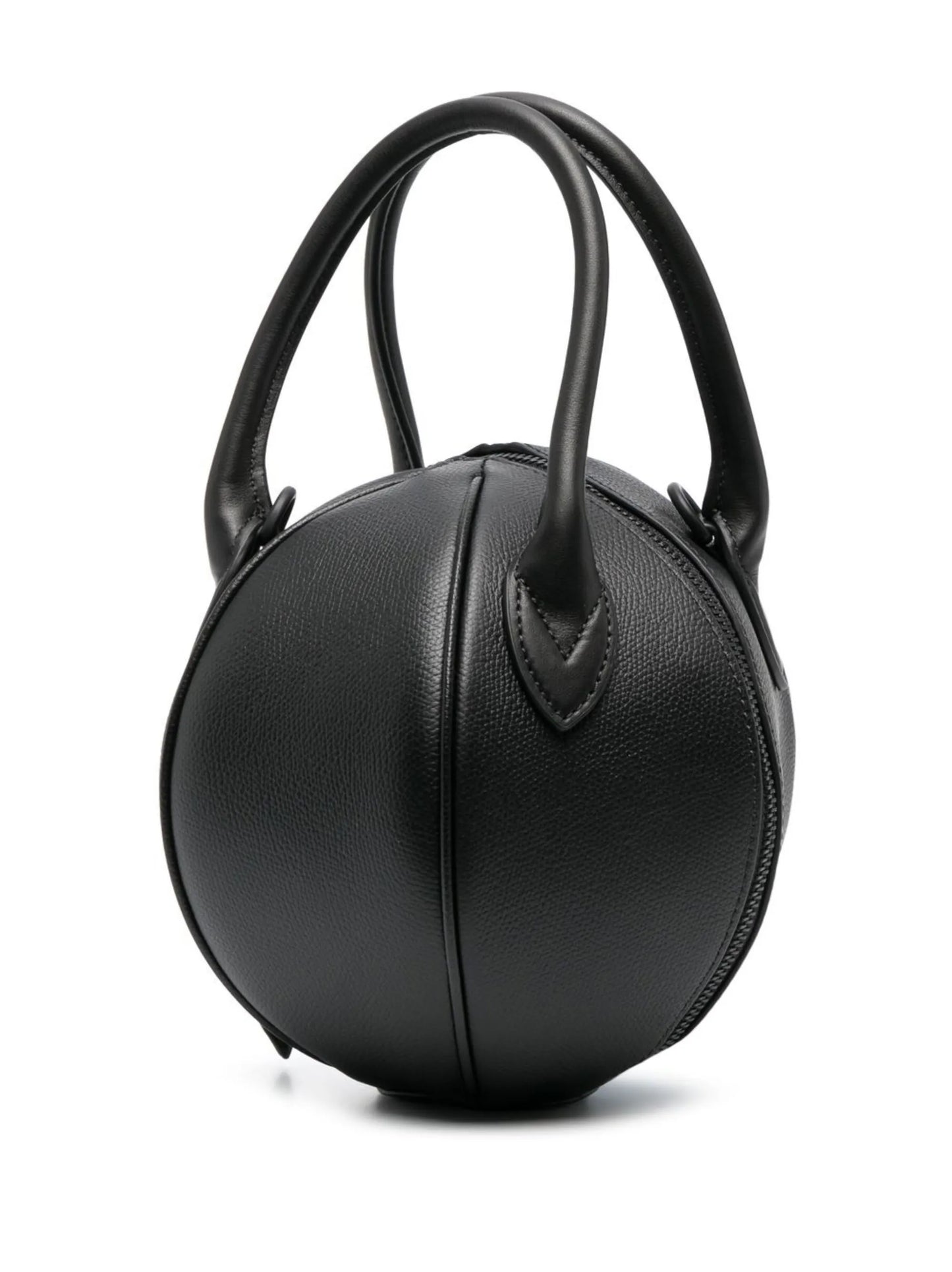 ball-shaped logo tote bag
