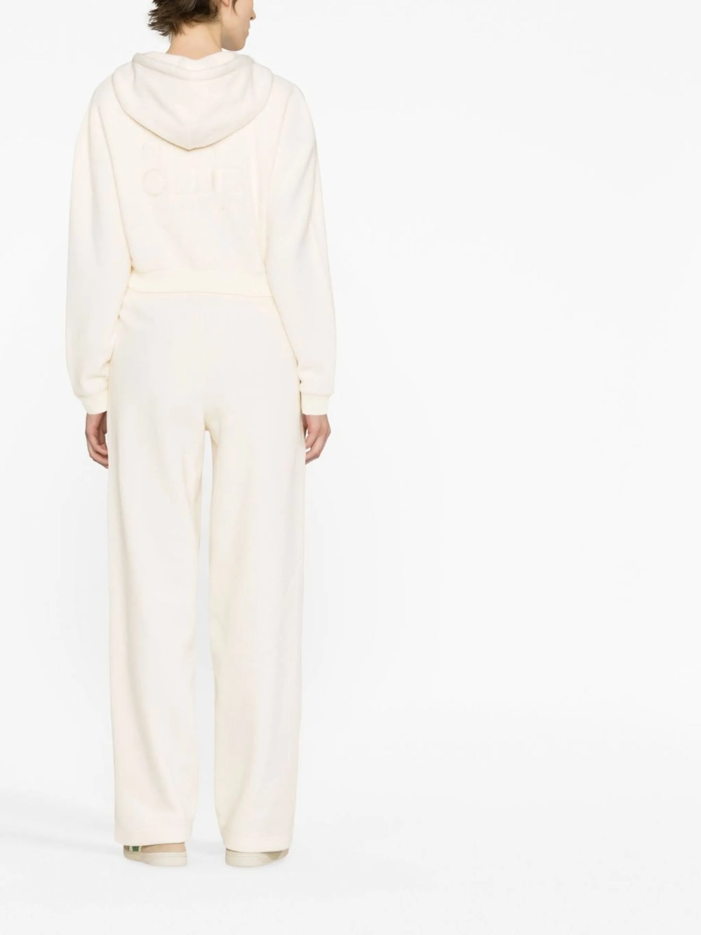 hooded cropped jacket