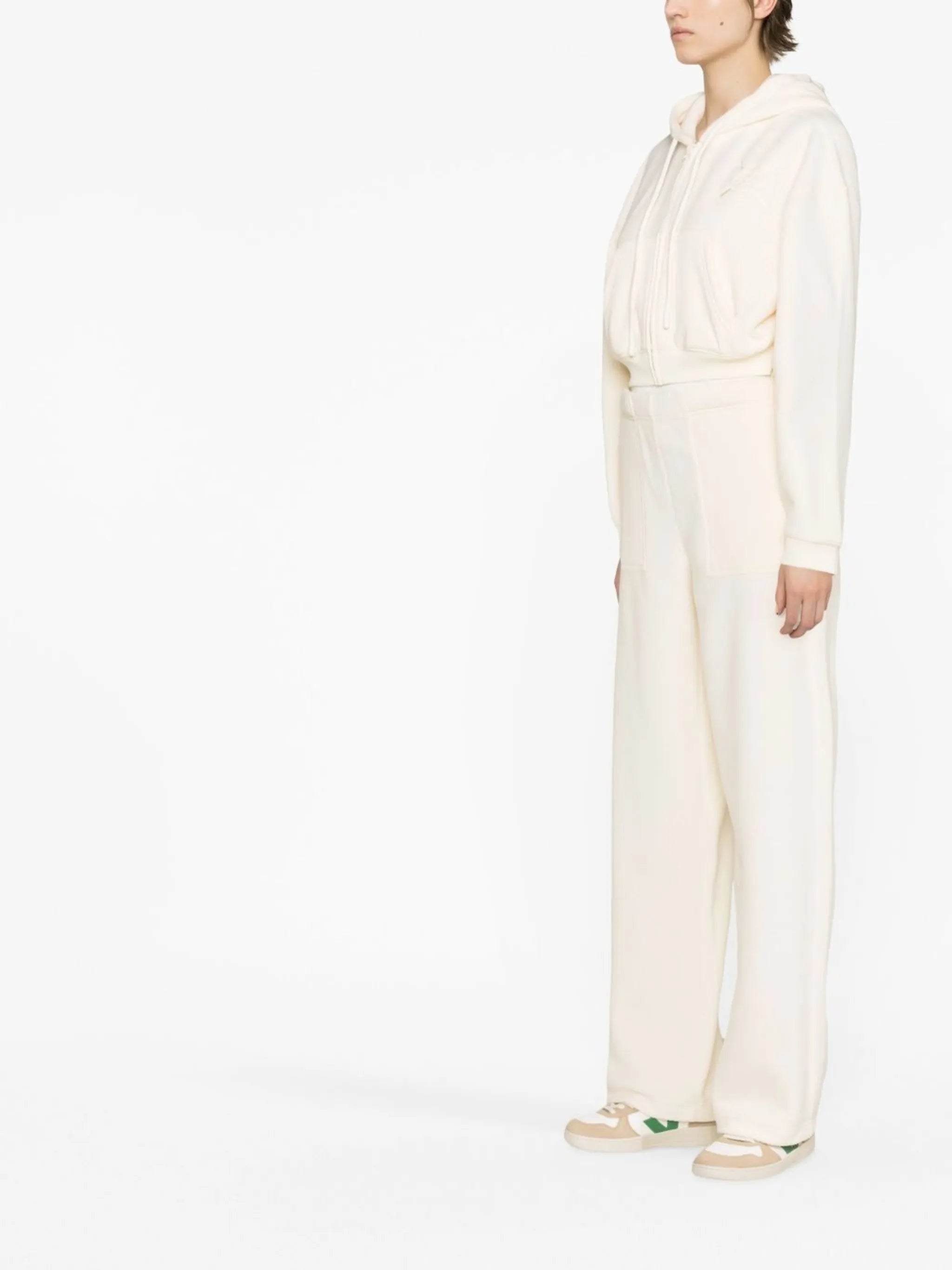 hooded cropped jacket